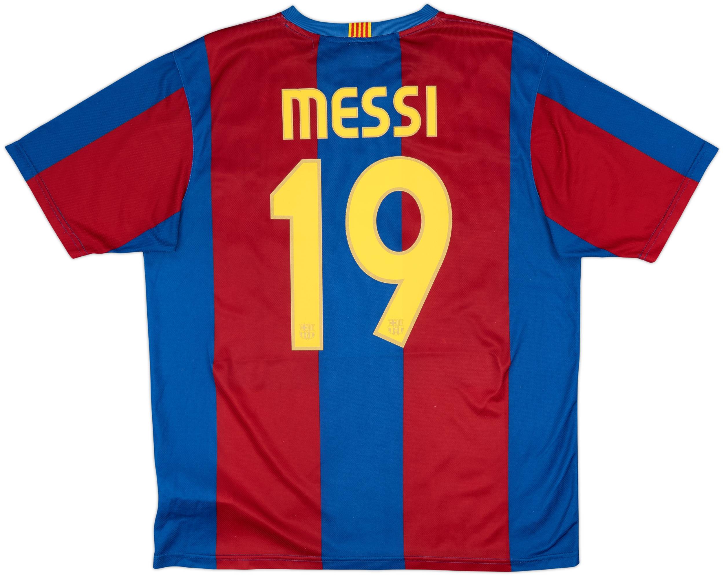 FC Barcelona07/08 Messi 19番シャツ Lサイズ 2007-08 Barcelona Basic Home Shirt Messi #19 - 6/10 - (L)
