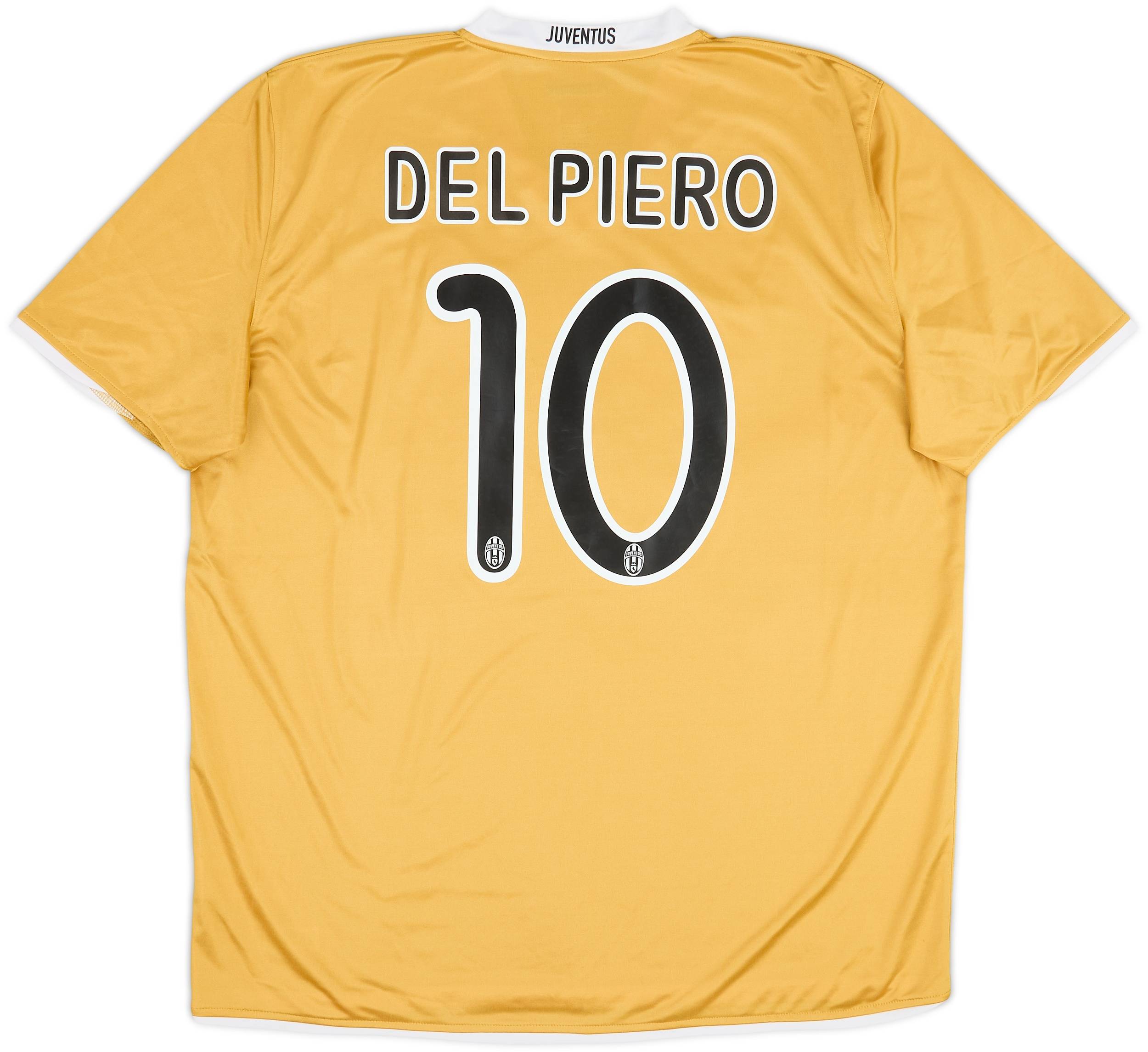 「新品 袋タグ付き」08-09 Juventus Away 半袖ユニフォーム 2008-09 Juventus Away Shirt Del Piero #10 - 6/10 - (XXL)