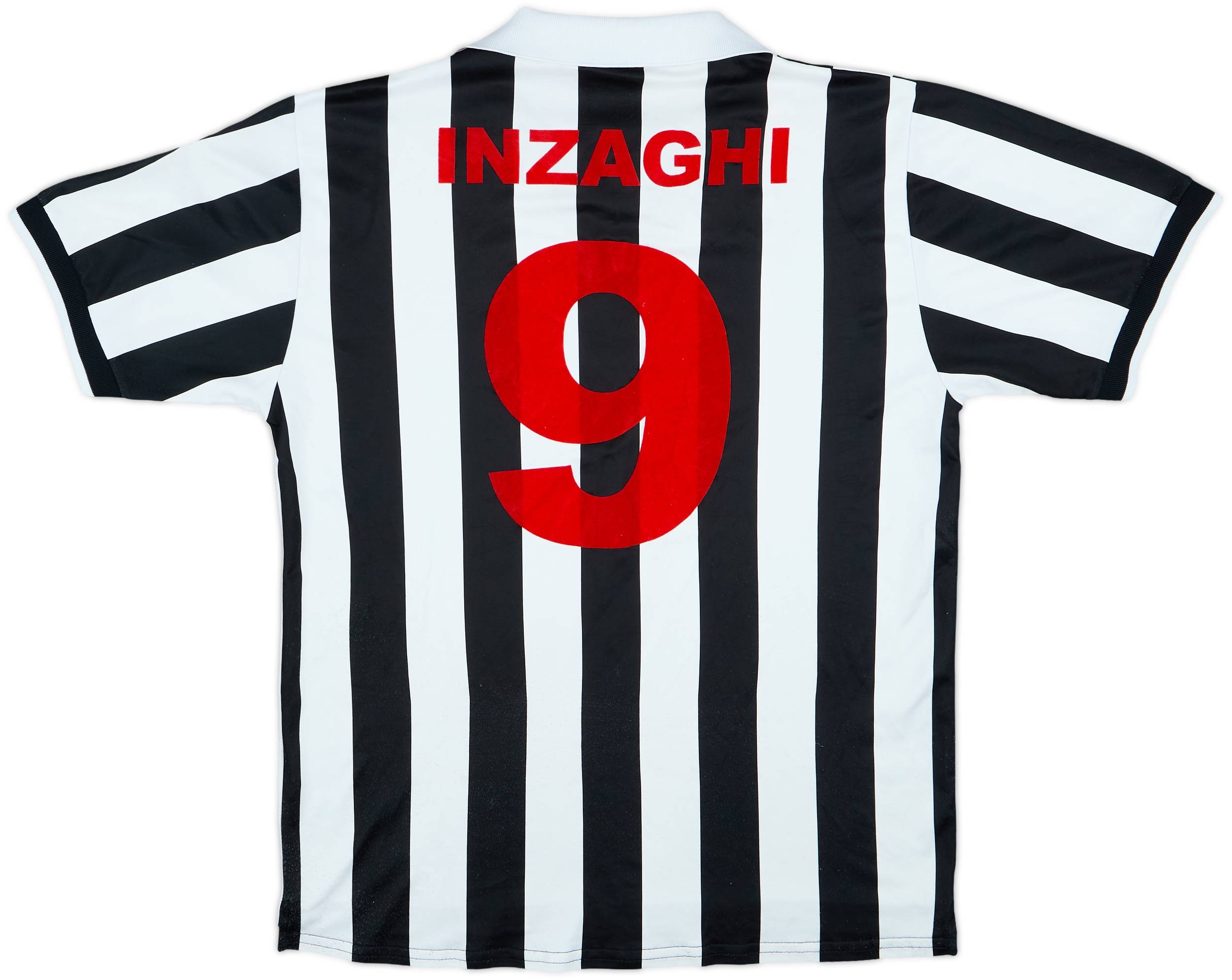 タグ付き！Kappa Juventus INZAGHI 9 ユニフォーム L 1998-99 Juventus Home Shirt Inzaghi #9 - 4/10 - (L)