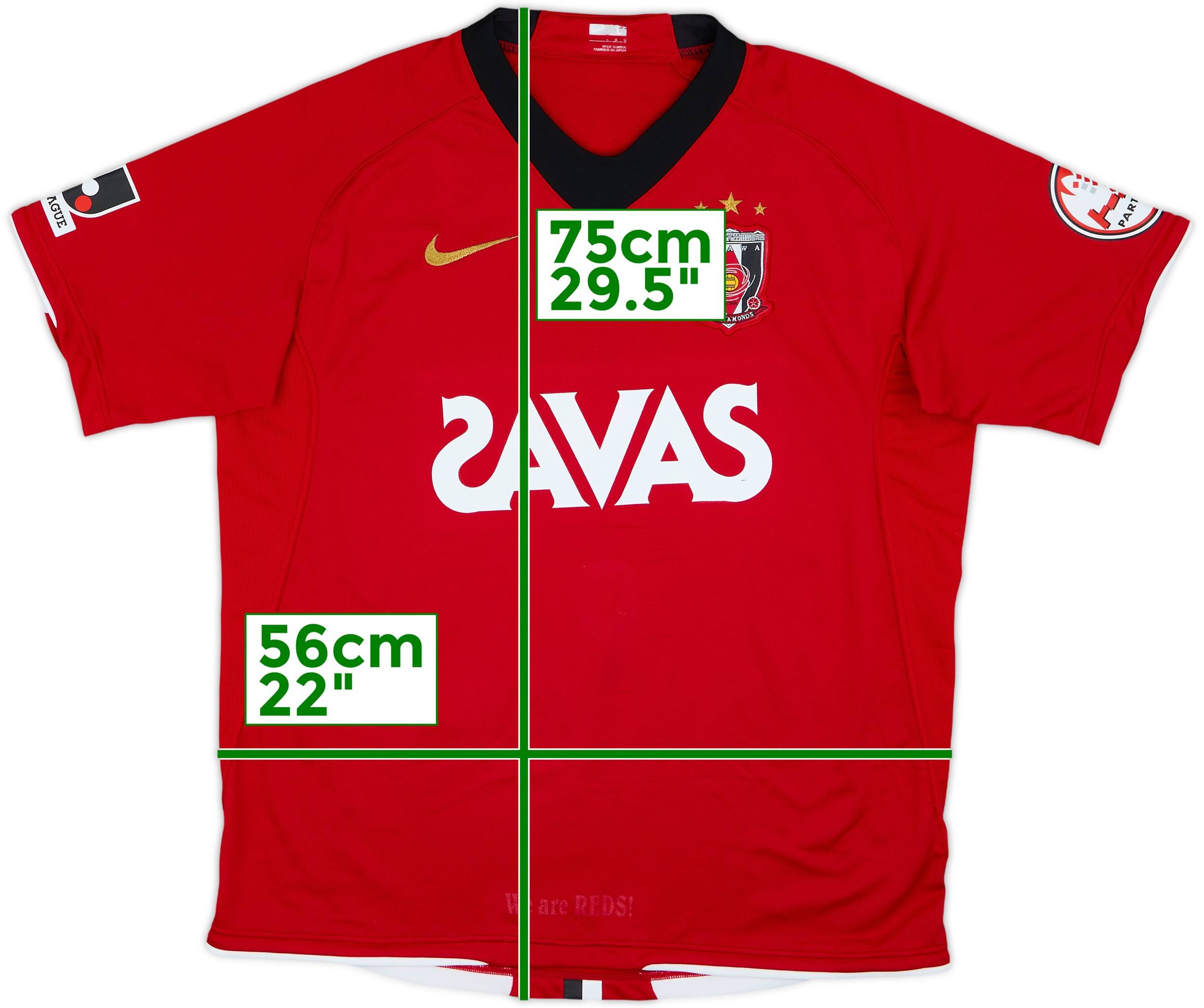 2008 Urawa Red Diamonds Home Shirt - 5/10 - (L)