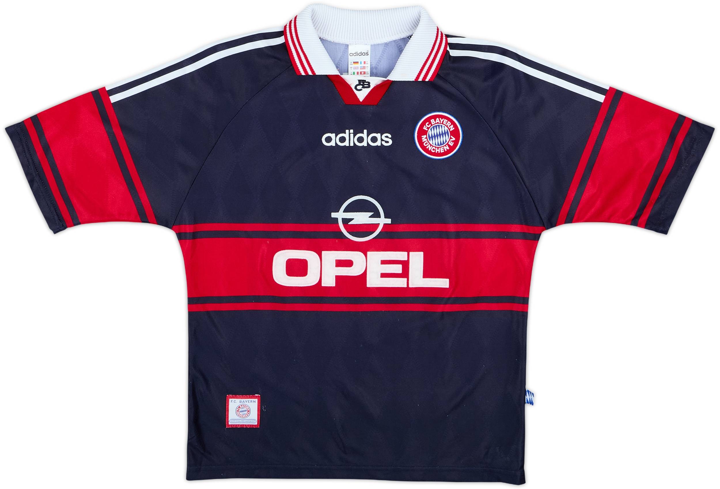 1997-99 Bayern Munich Home Shirt - 8/10 - (L.Boys)