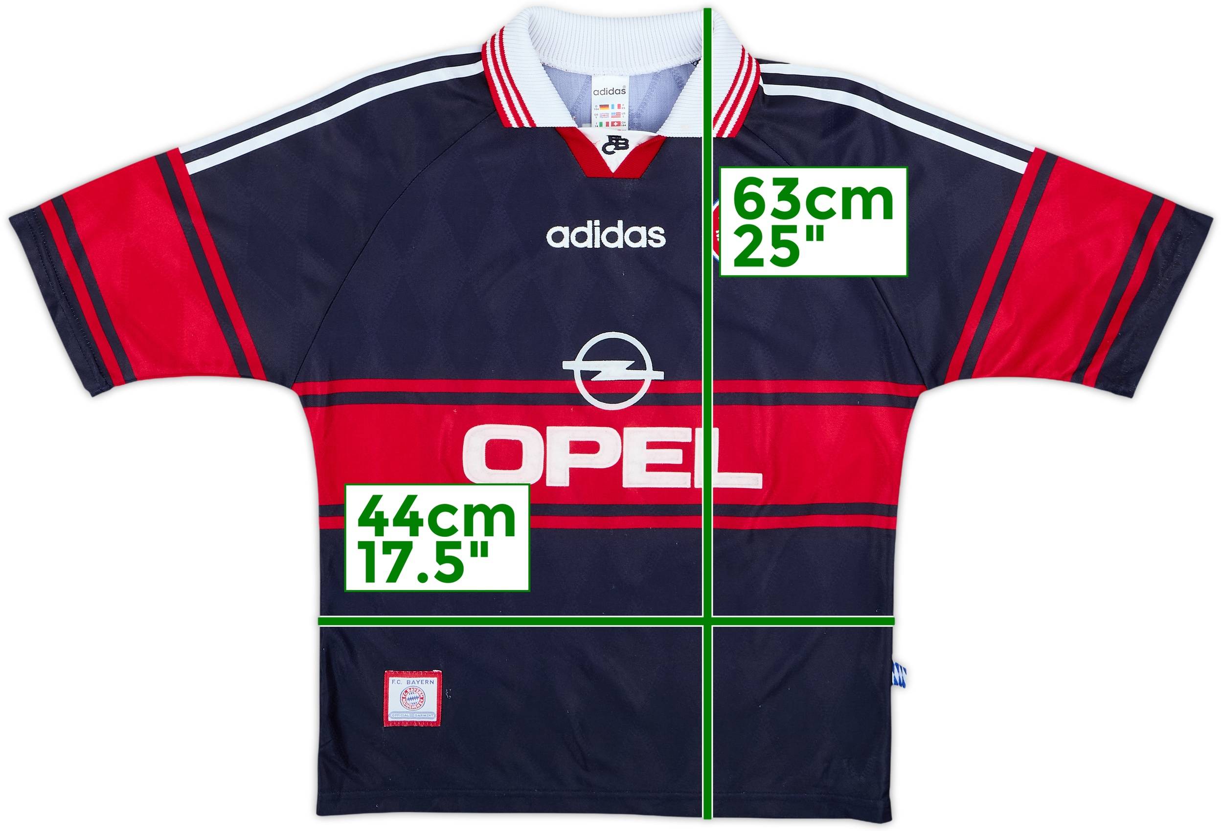 1997-99 Bayern Munich Home Shirt - 8/10 - (L.Boys)