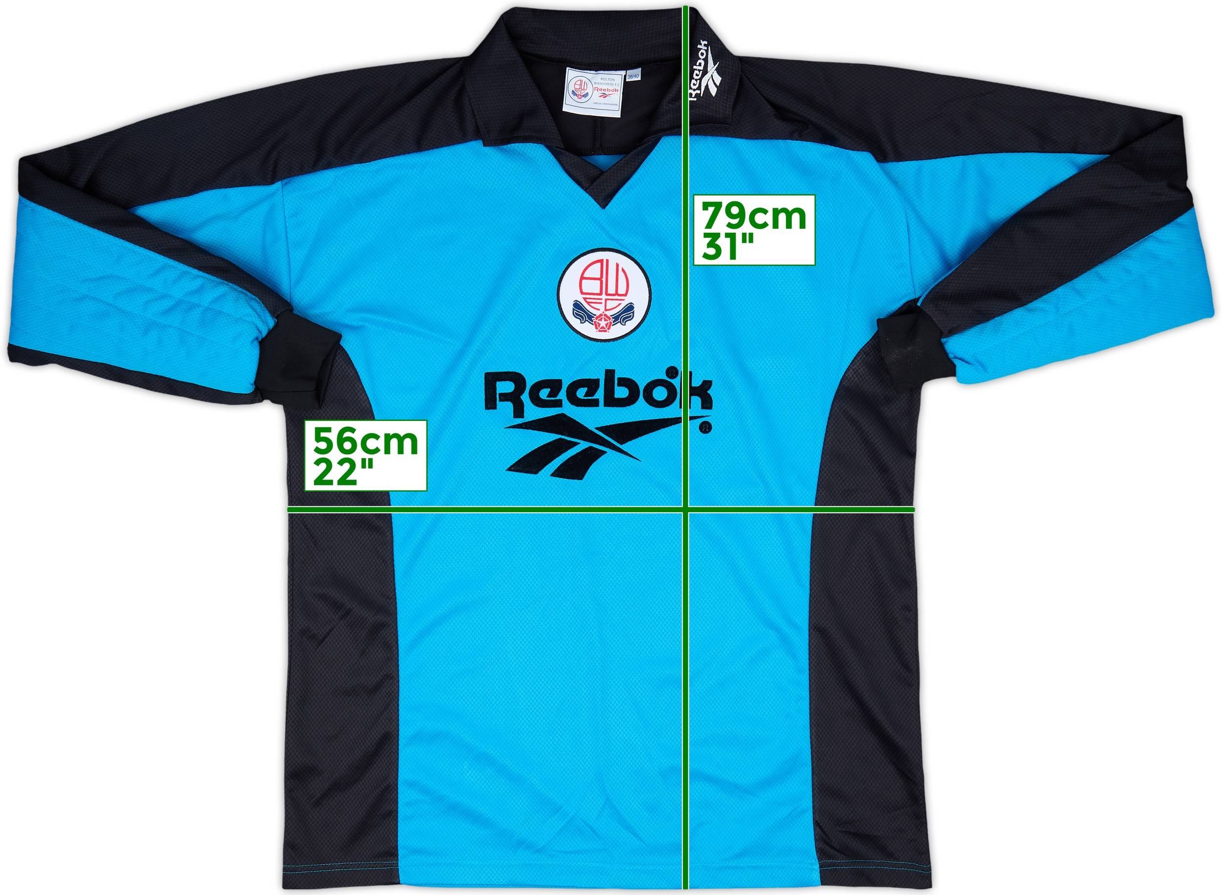 1997-98 Bolton GK Shirt - 9/10 - (M)