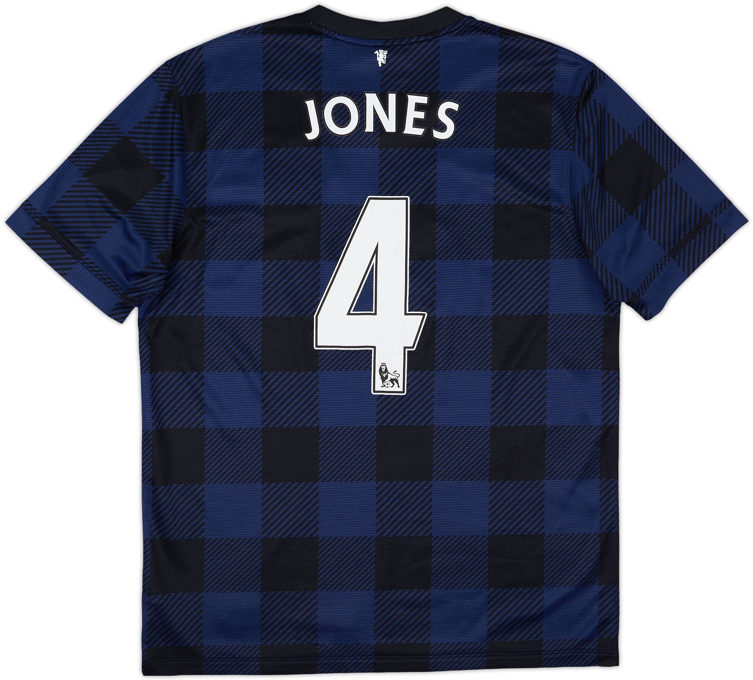 2013-14 Manchester United Away Shirt Jones #4 - 6/10 - (L)