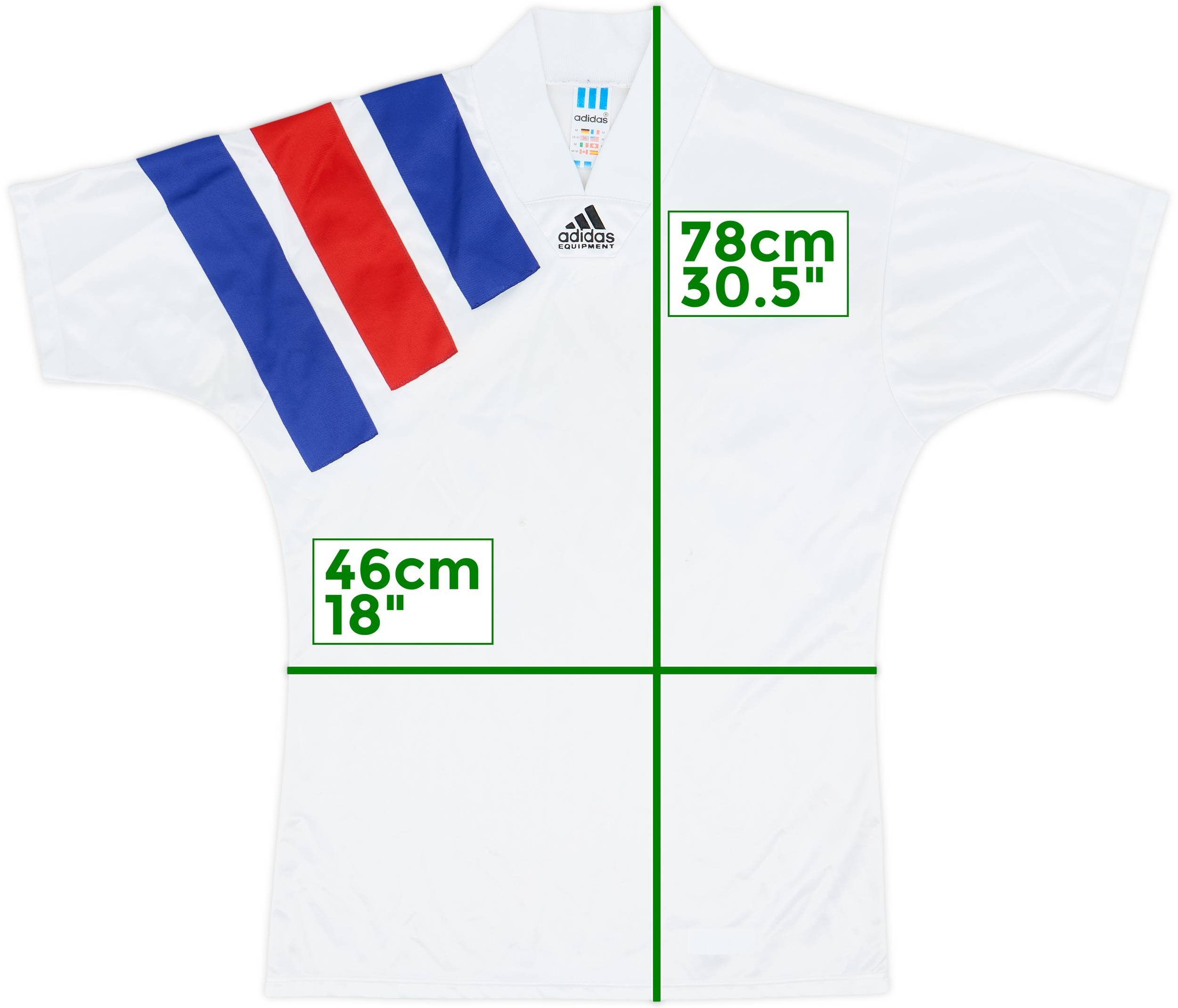  アディダス USA製 92-94 アメリカ代表 ユニフォーム M 1992-94 USA Home Shirt - 5/10 - (M)