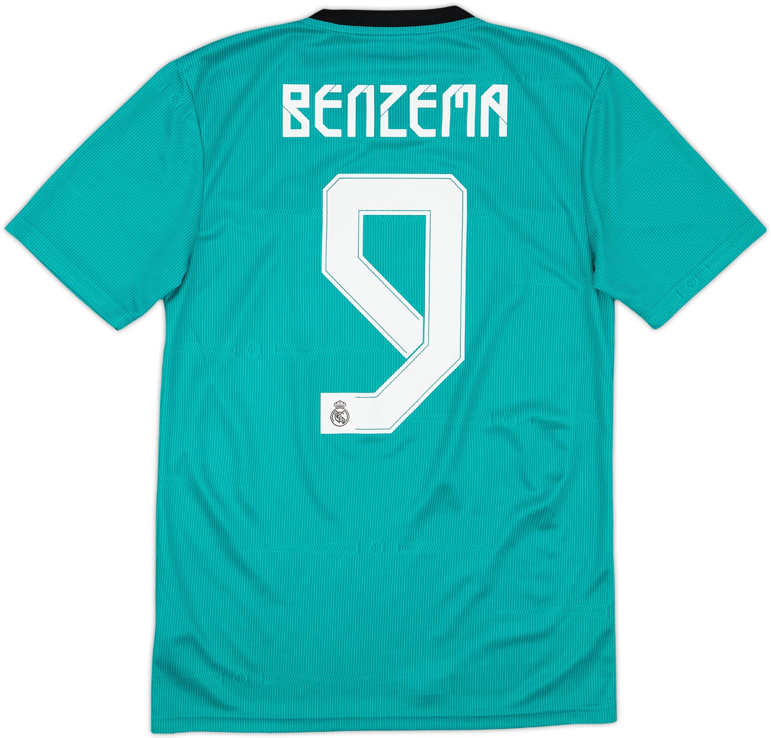 2021-22 Real Madrid Third Shirt Benzema #9 - 9/10 - (S)