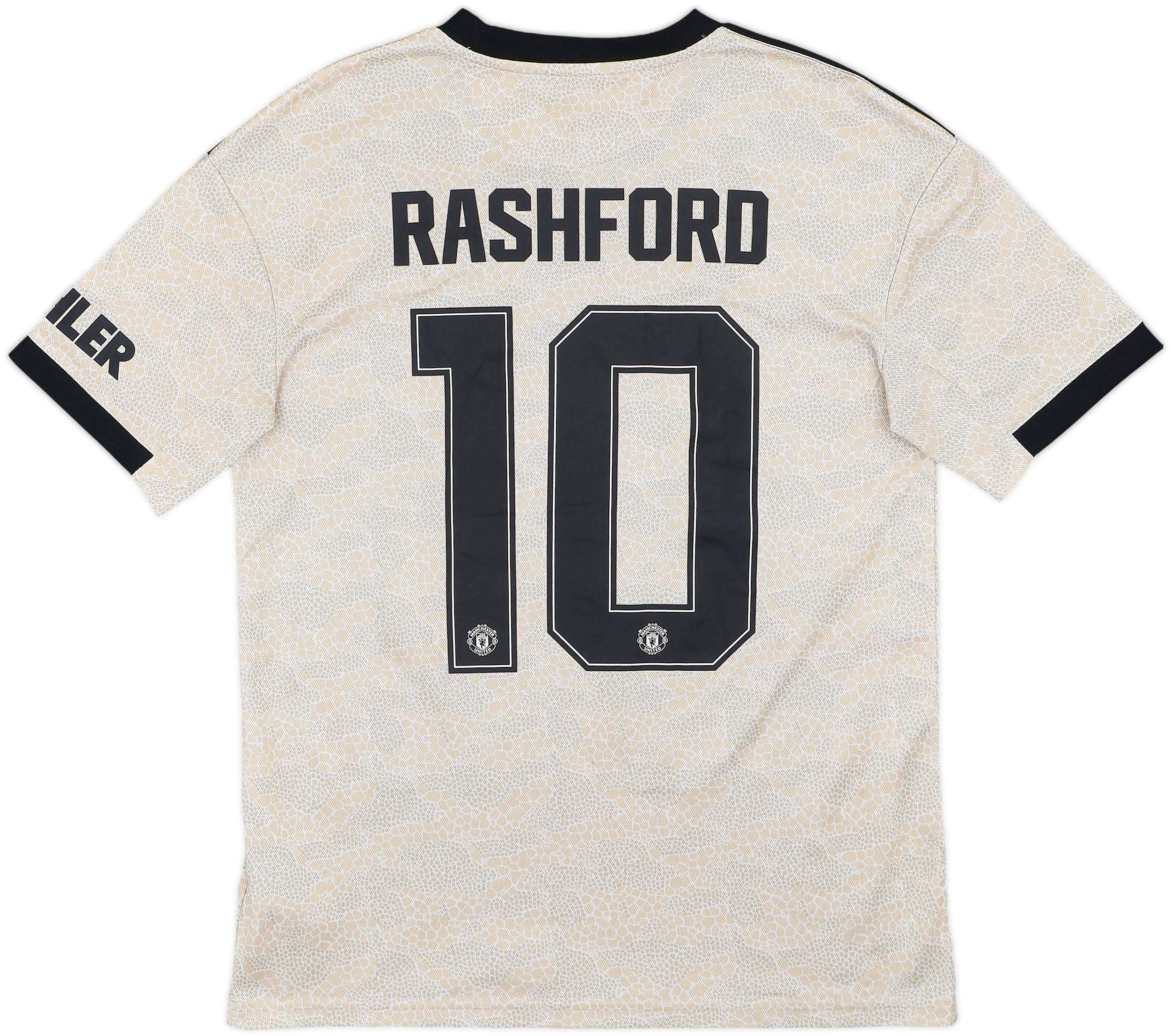 2019-20 Manchester United Away Shirt Rashford #10 - 9/10 - (XL.Boys)
