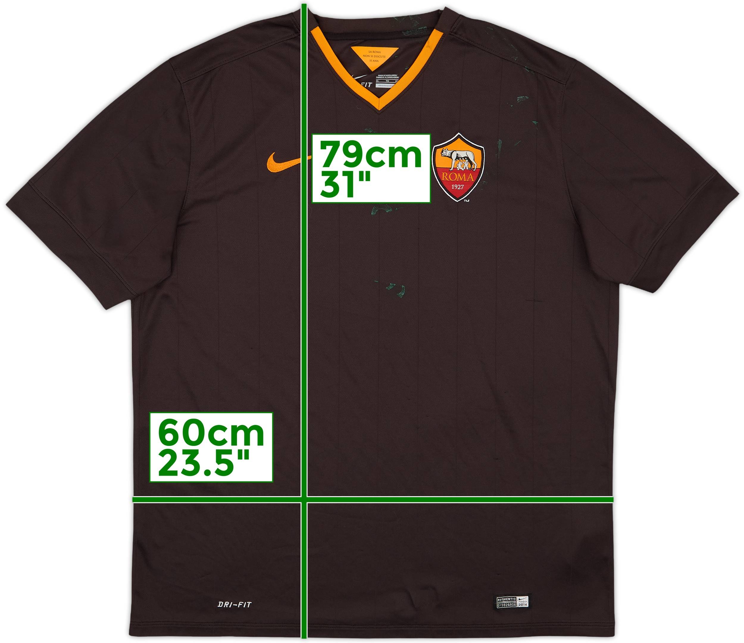 2014-15 Roma Third Shirt - 4/10 - (XL)