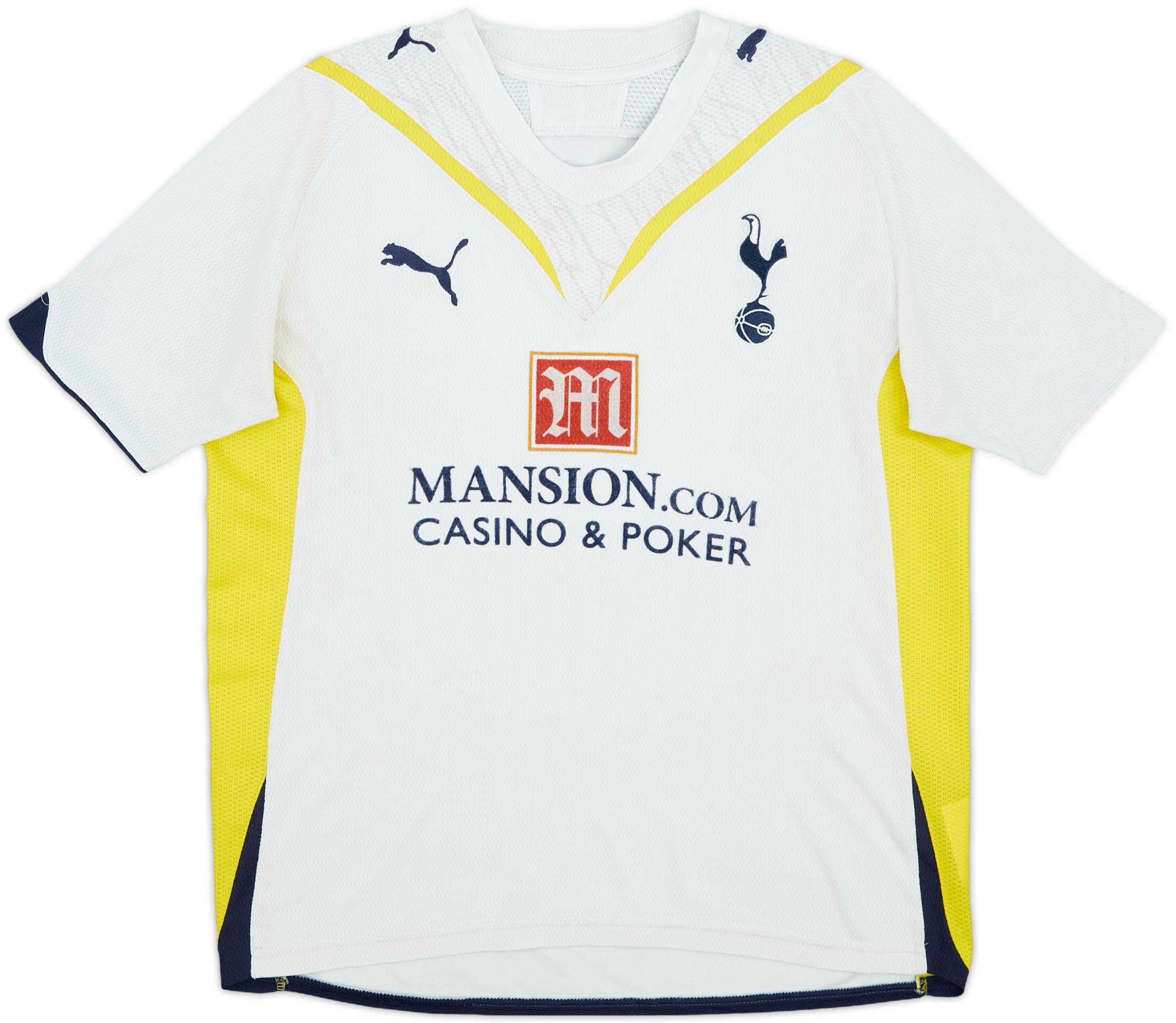 ウェア 09-10 Tottenham Hotspur  Puma 2009/10 TOTTENHAM HOTSPUR Vintage PUMA Home Football Shirt Jersey