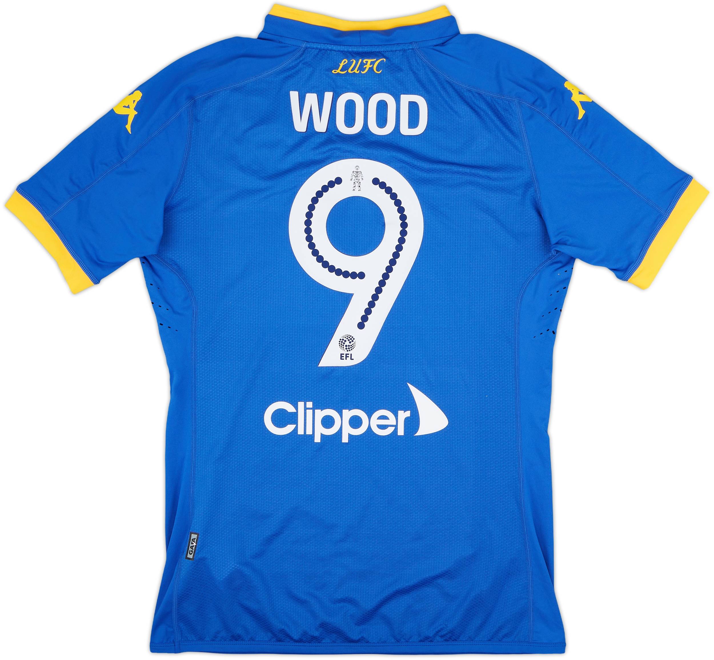 2016-17 Leeds United Authentic Away Shirt Wood #9 - 7/10 - (M)