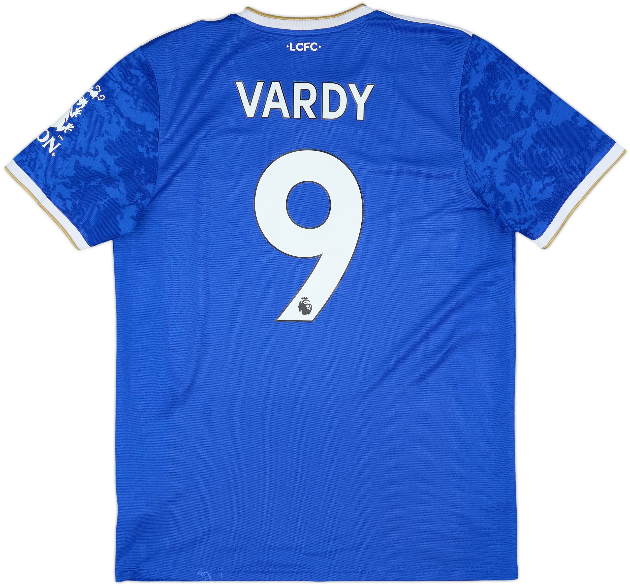 2021-22 Leicester Home Shirt Vardy #9 - 8/10 - (L)