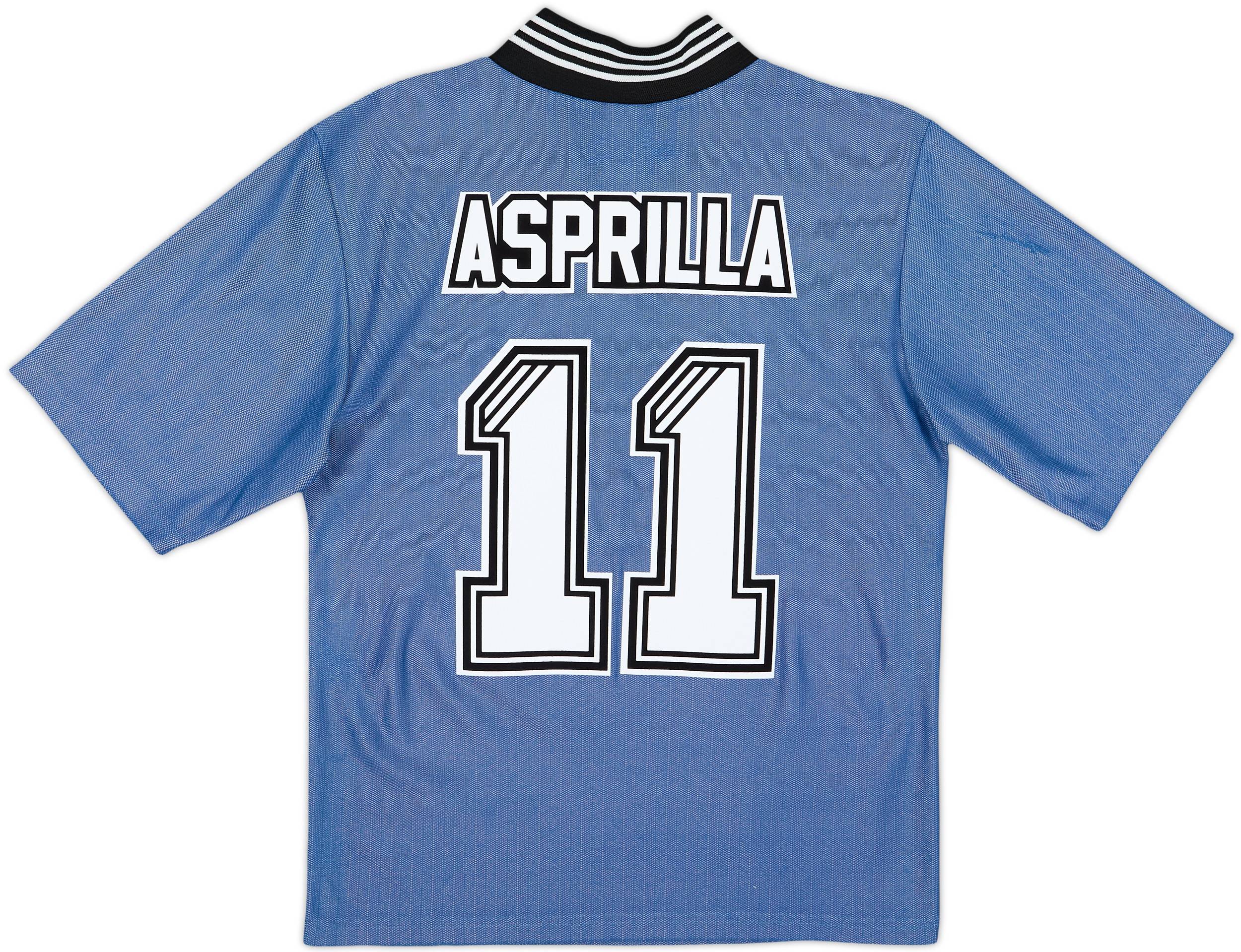 1996-97 Newcastle Away Shirt Asprilla #11 - 7/10 - (S)
