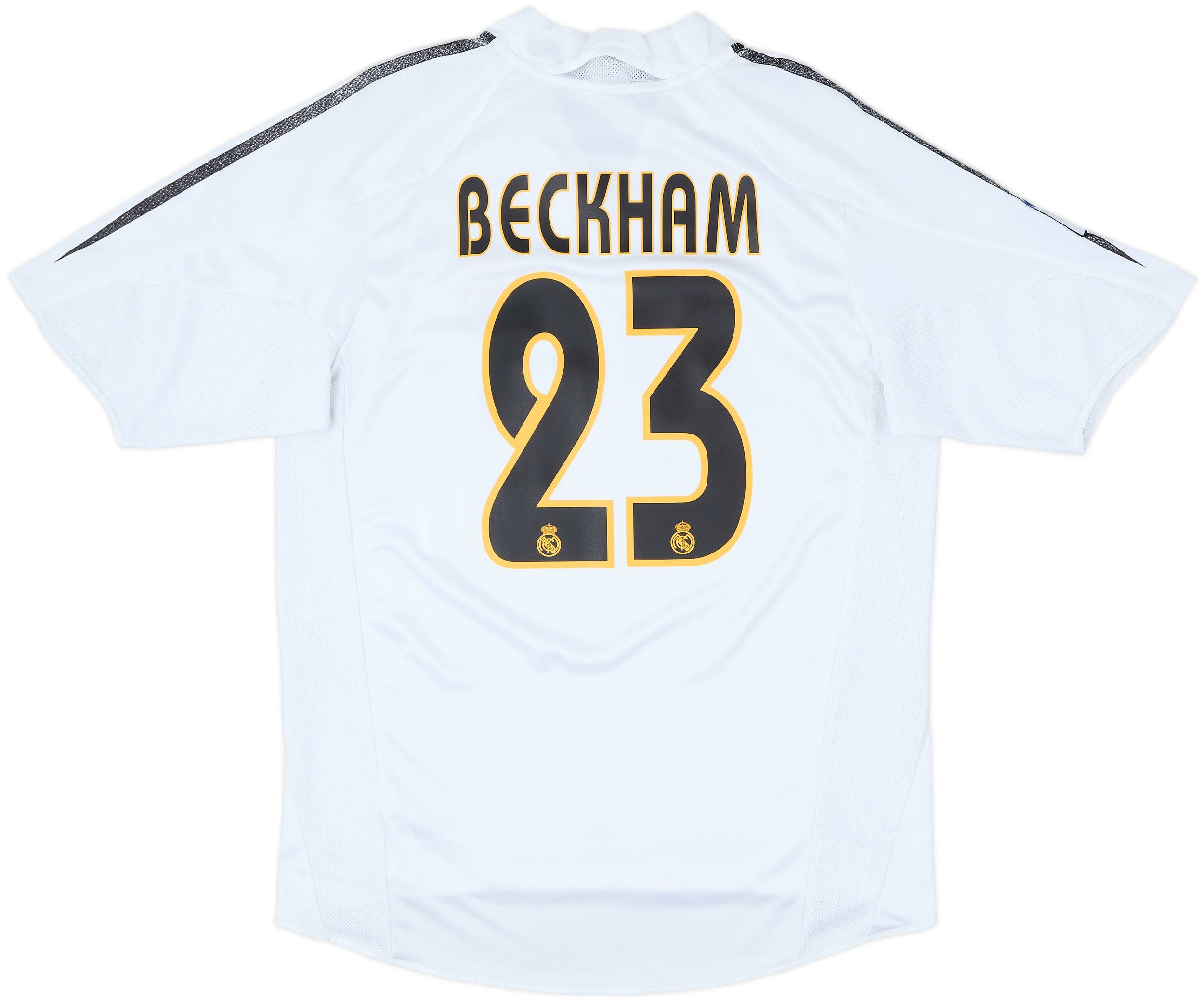 2004-05 Real Madrid Home Shirt Beckham #23 - 5/10 - (M)