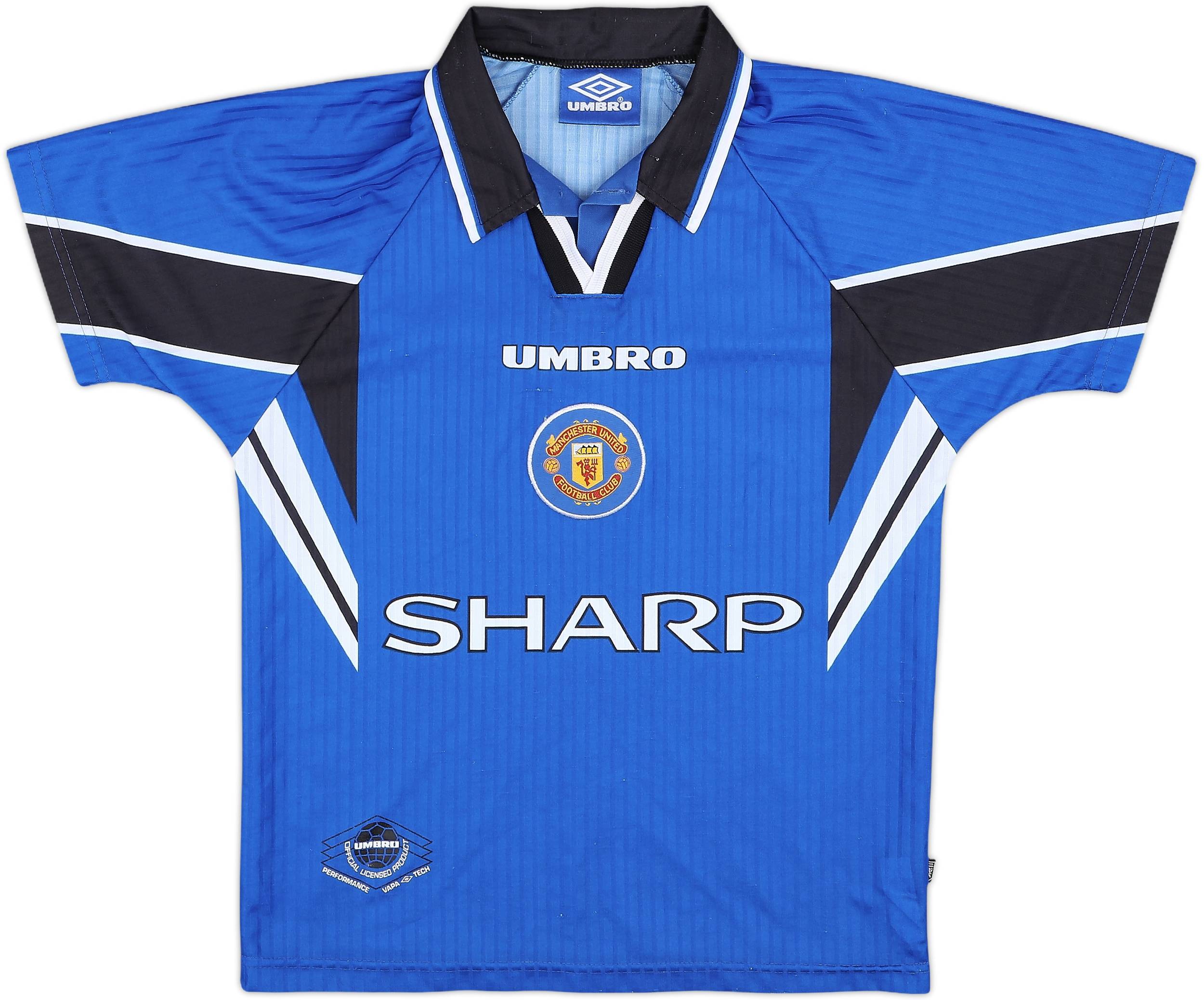 1996-98 Manchester United Third Shirt - 7/10 - (L.Boys)