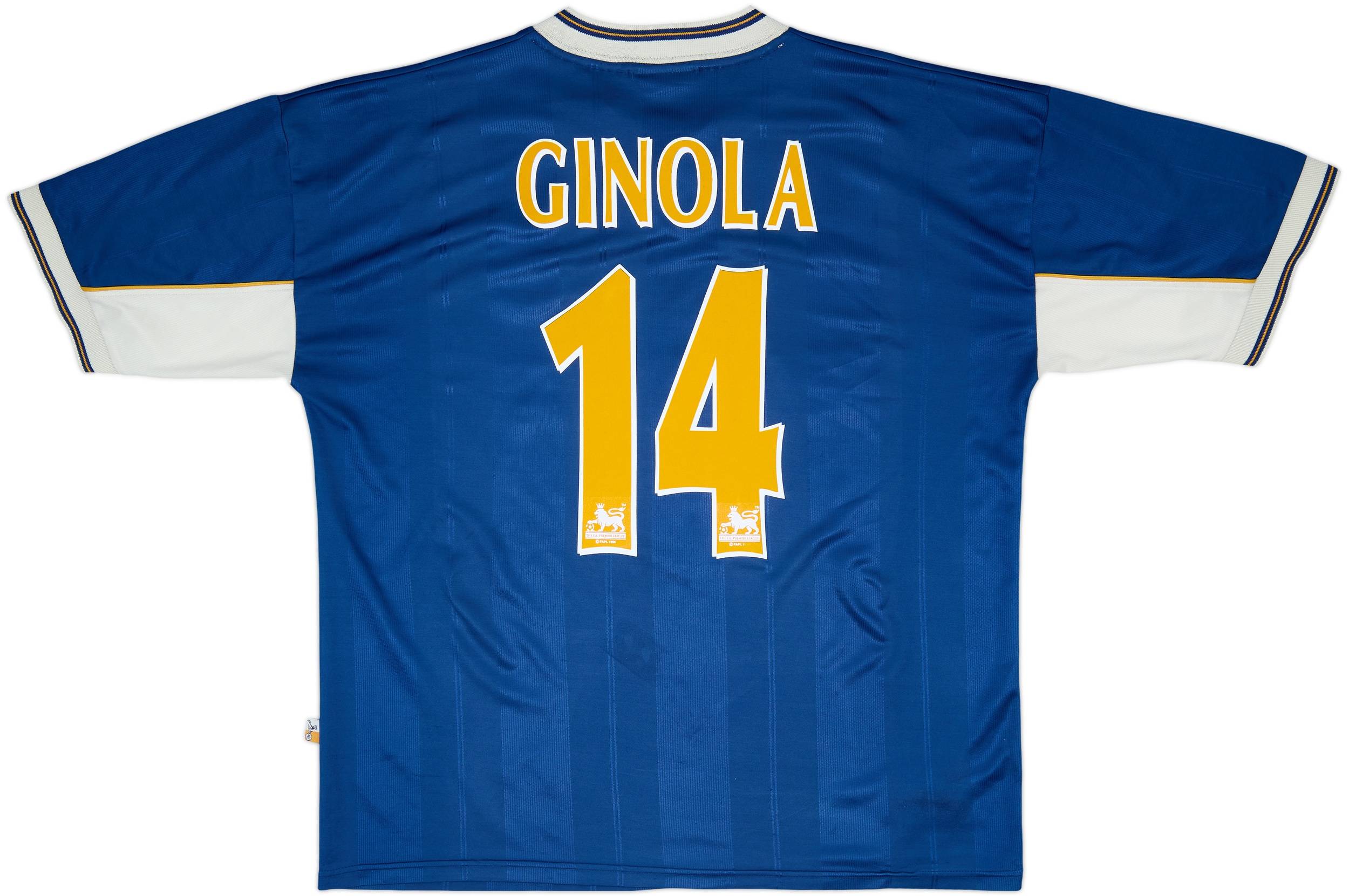 1997-98 Tottenham Away Shirt Ginola #14 - 7/10 - (XXL)