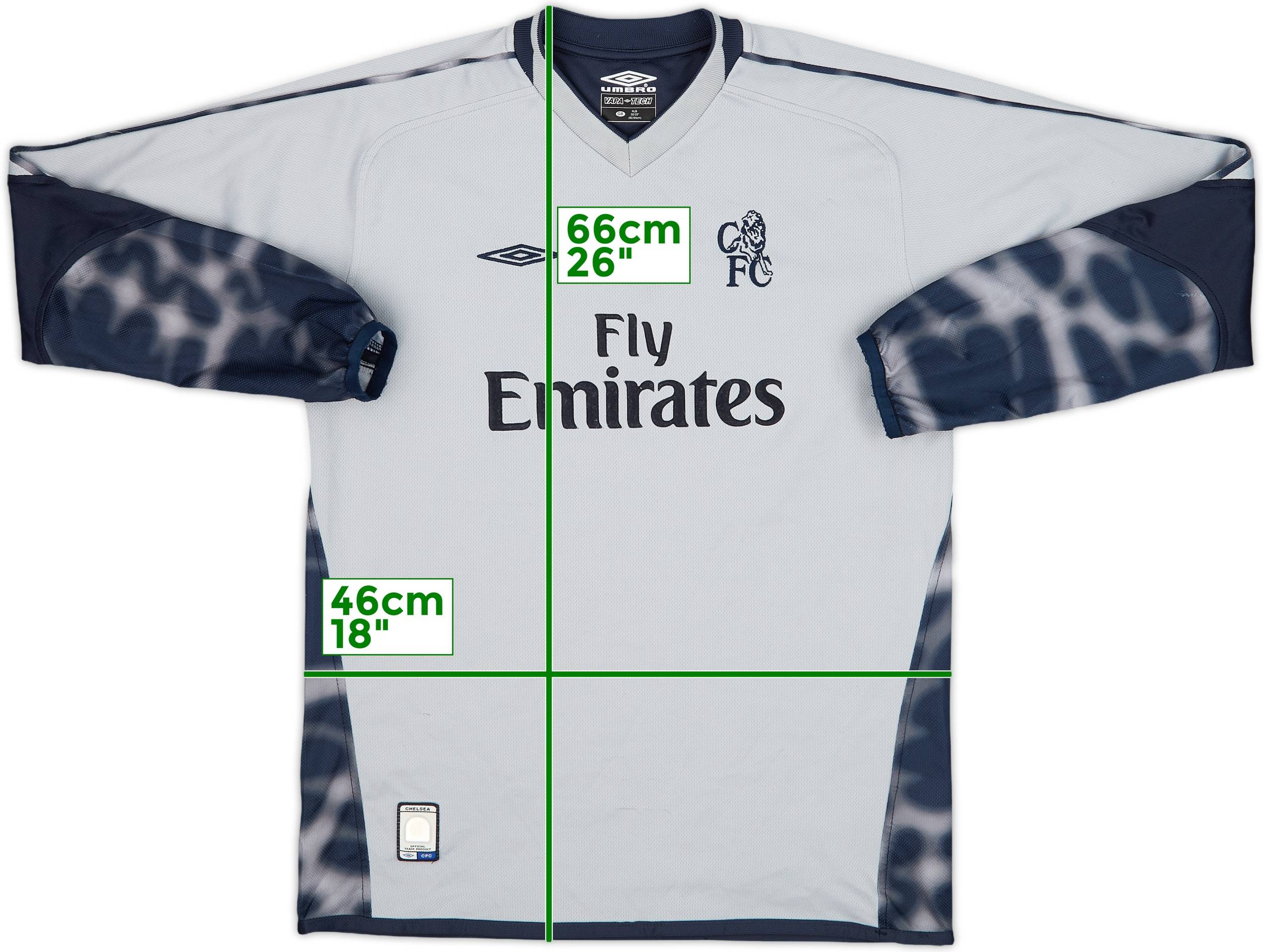 チェルシー2003/04アウェイユニフォーム ウェア Chelsea FC 03/04 Away