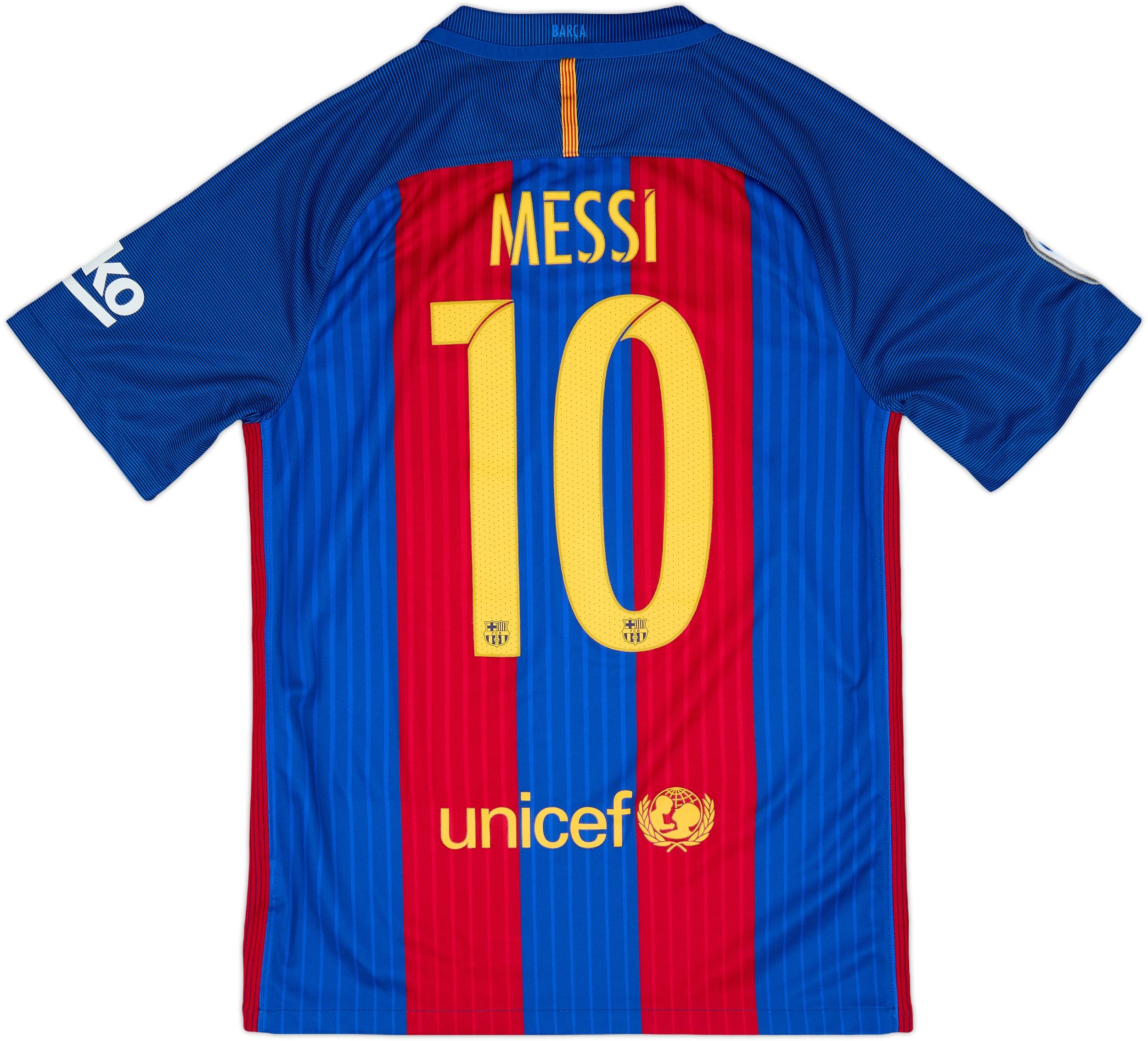 2016-17 Barcelona Home Shirt Messi #10 - 7/10 - (S)