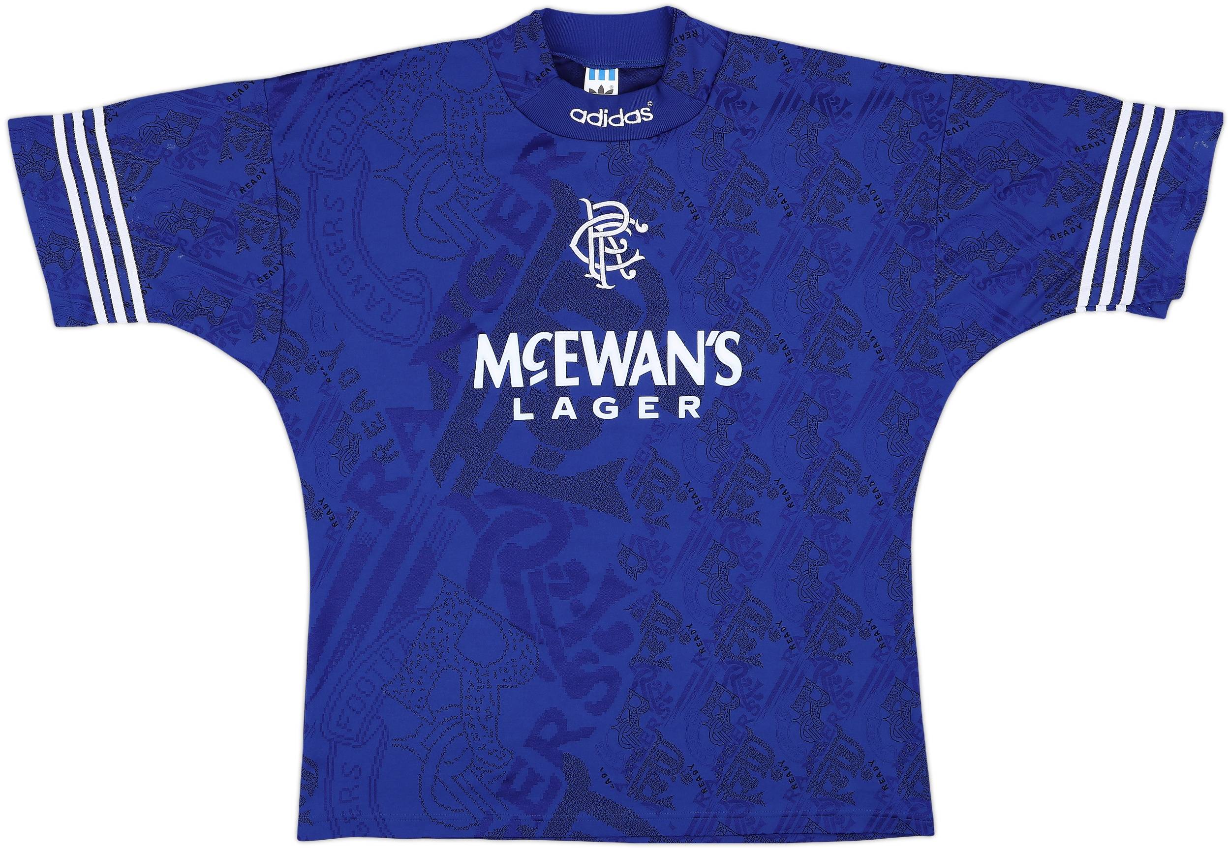 1994-96 Rangers Home Shirt - 7/10 - (XL)