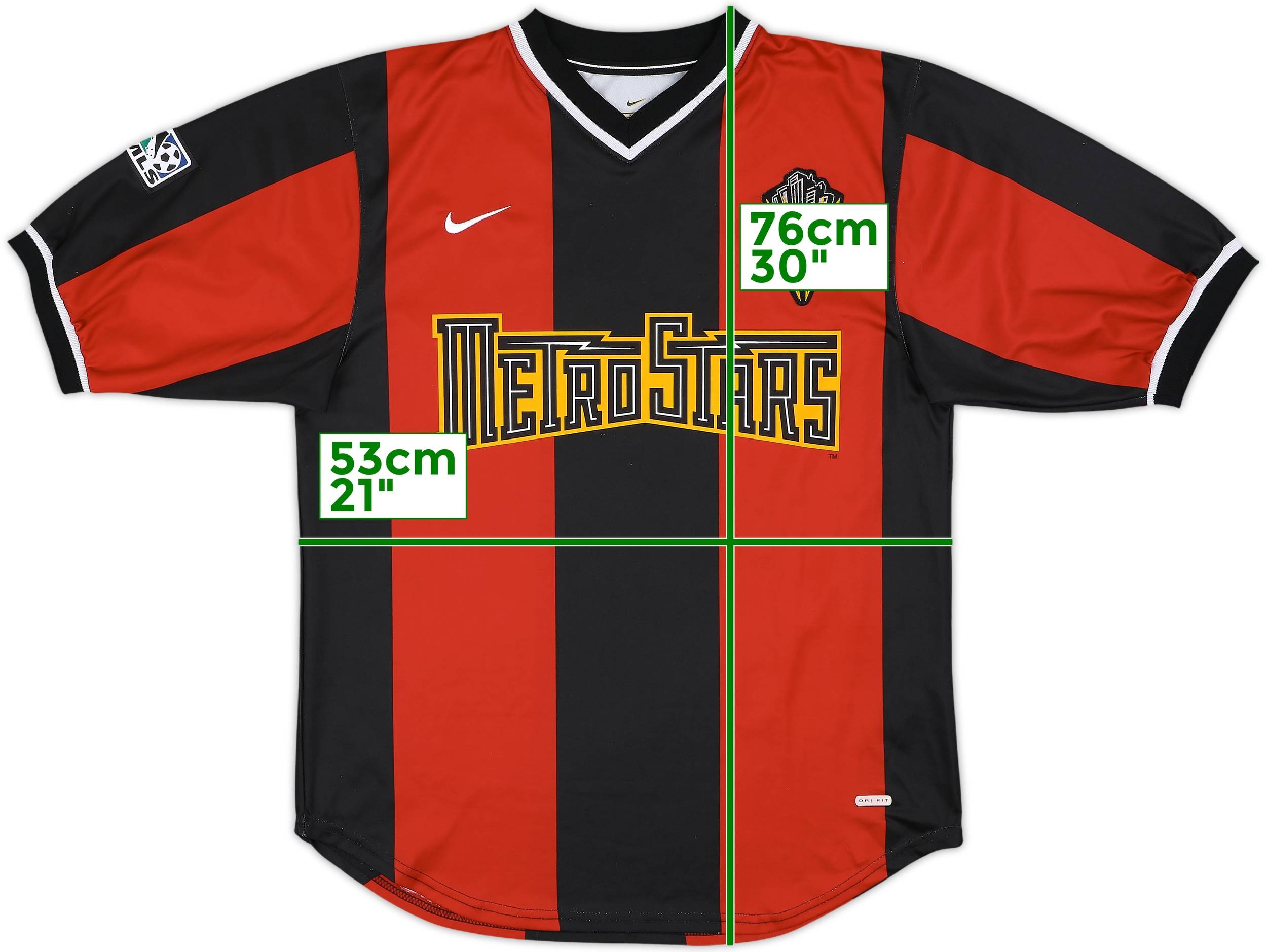 2002 NY/NJ Metrostars Home Shirt - 8/10 - (S)