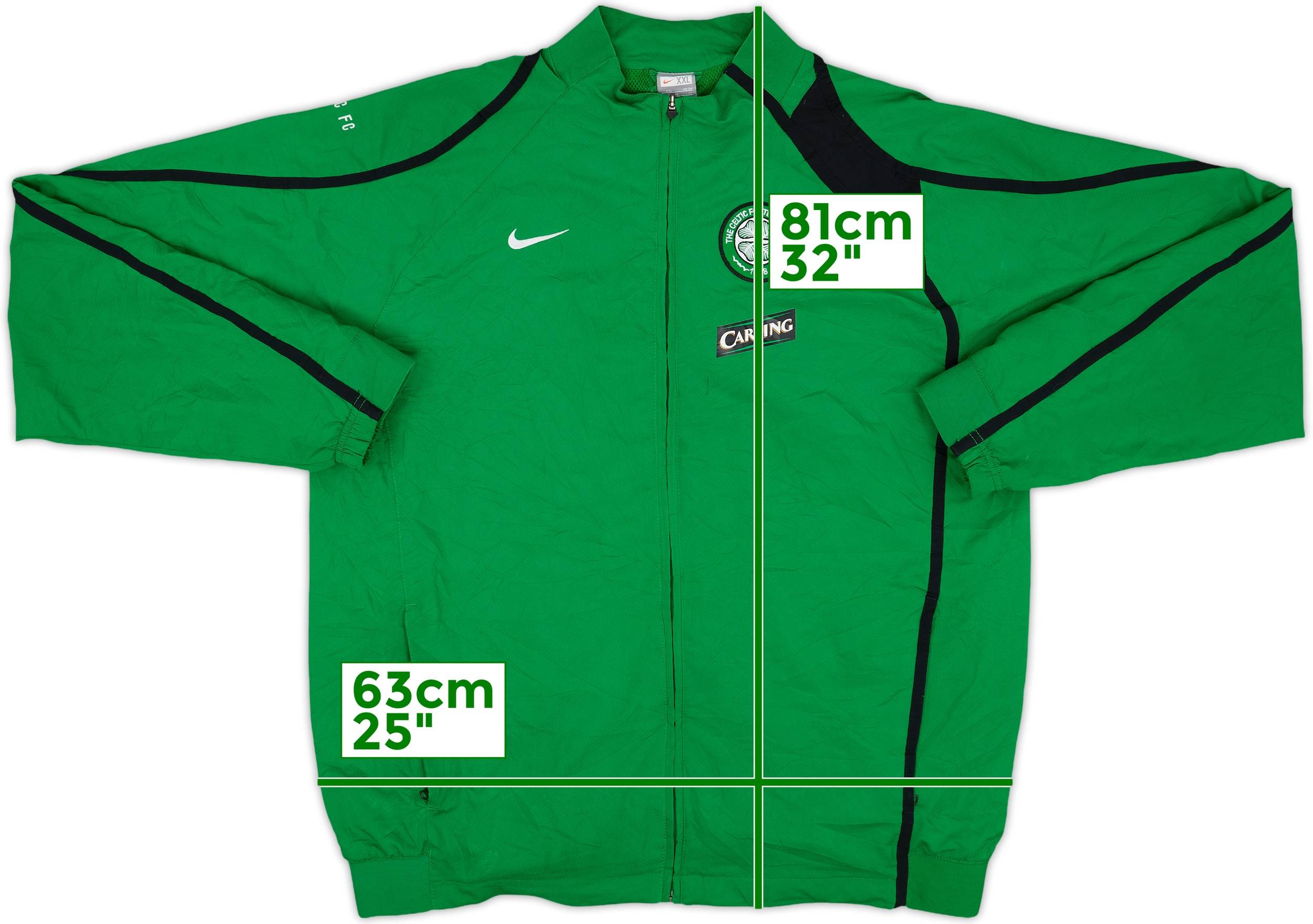 Nike Celtic Football ジャージ XL（LL） 2007-08 Celtic Nike Track Jacket - 8/10 - (XXL)