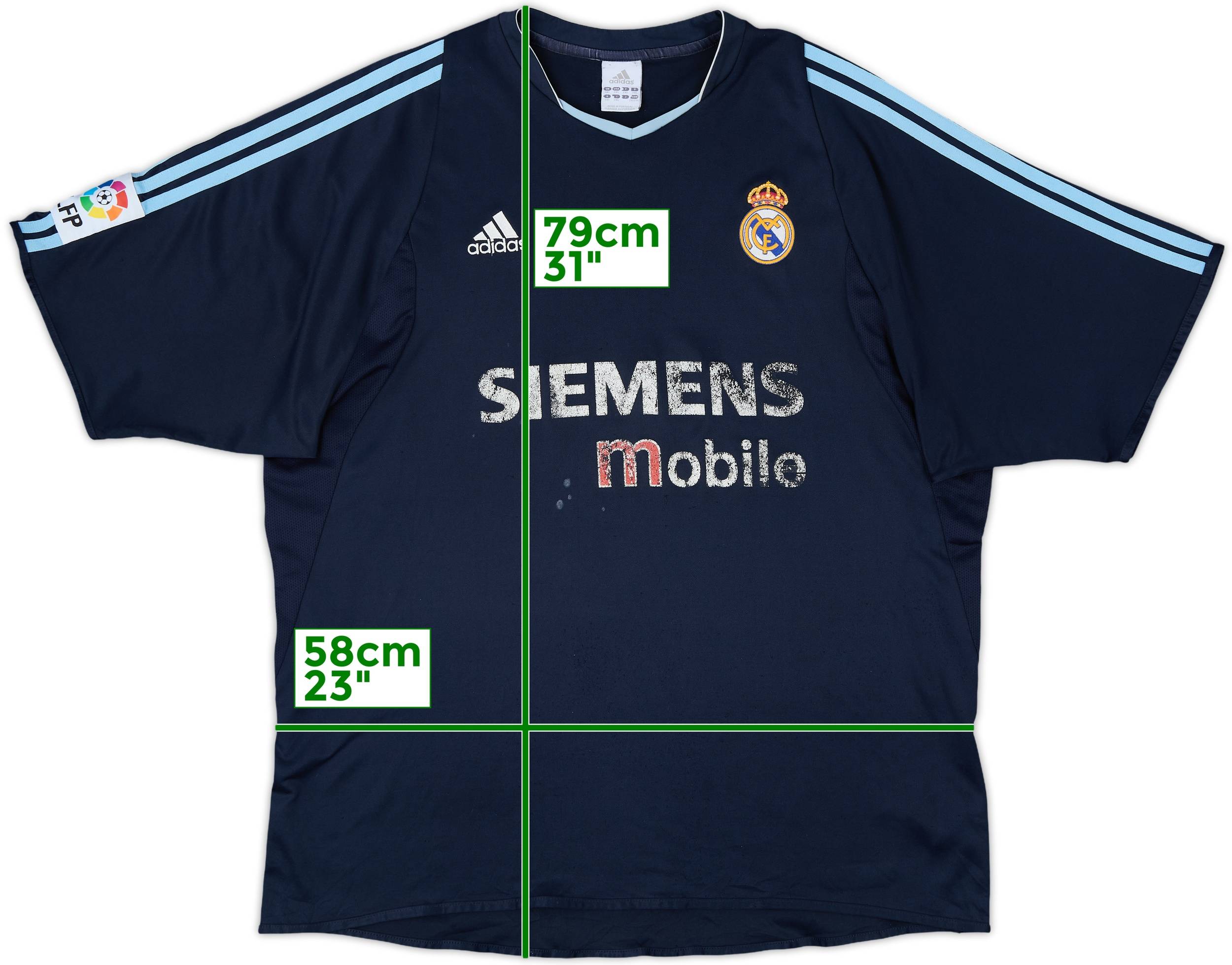 2003-04 Real Madrid Away Shirt - 4/10 - (XXL)