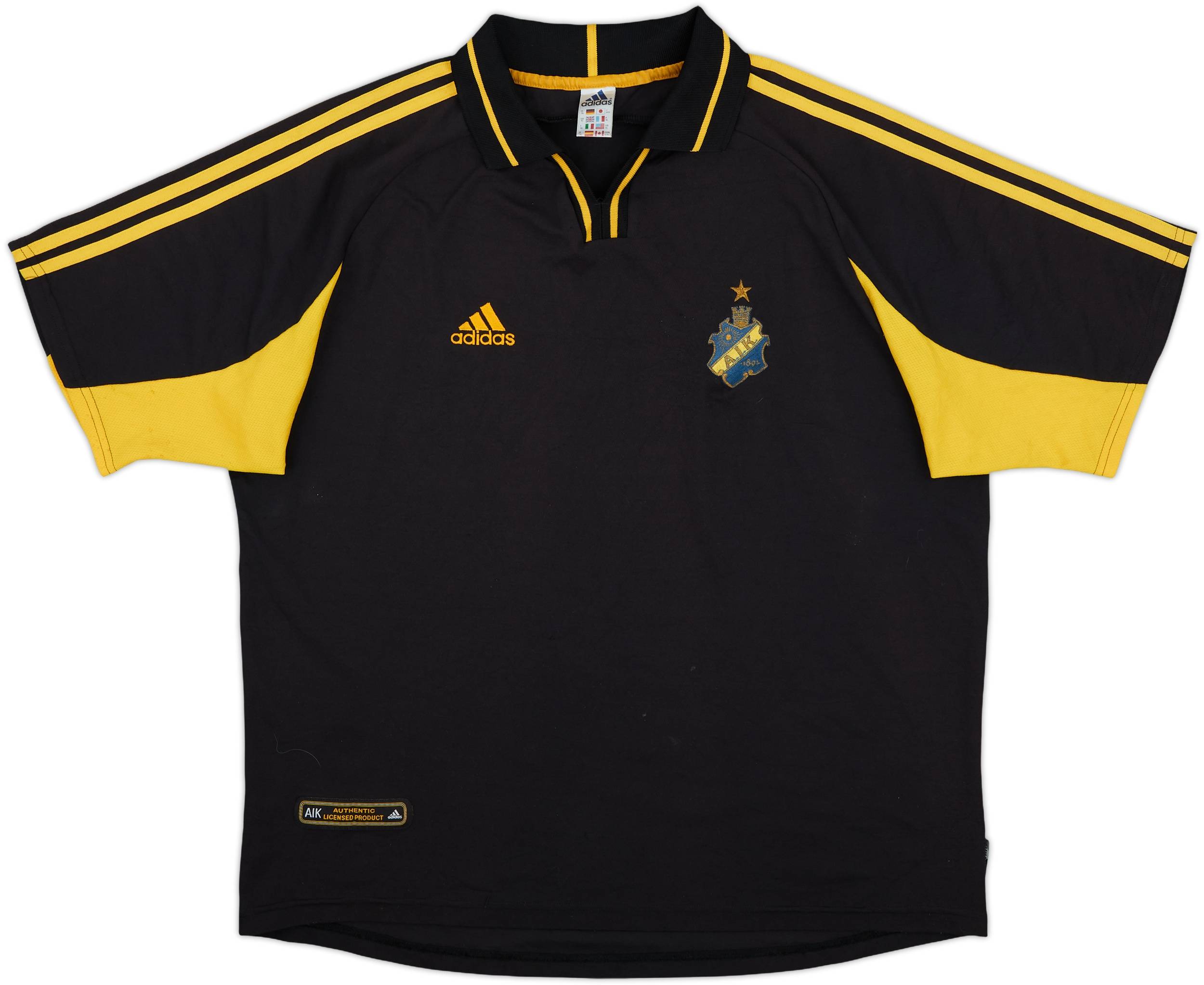 2000-02 AIK Stockholm Home Shirt - 7/10 - (XL)