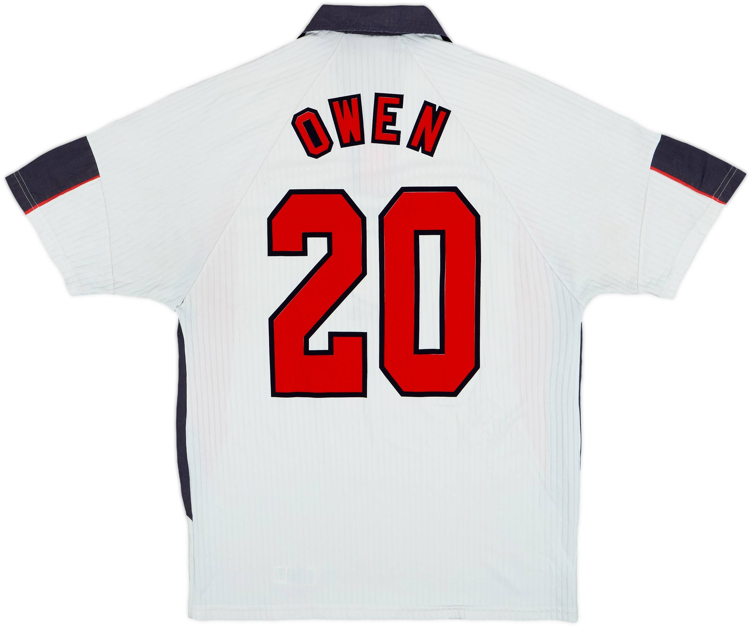 UMBRO イングランド代表 シャツ OWEN 20 1997-99 England Home Shirt Owen #20 - 5/10 - (M)