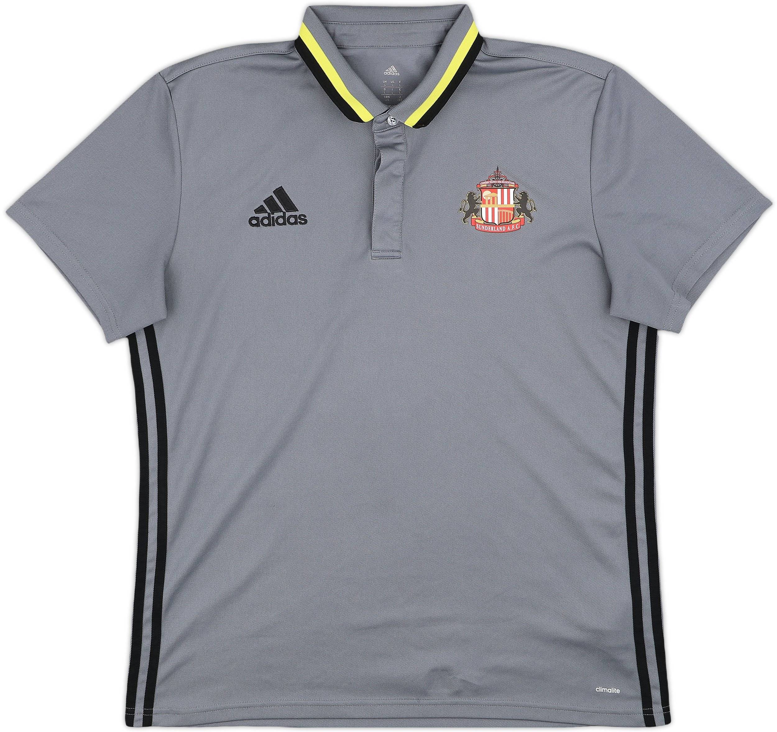2016-17 Sunderland adidas Polo Shirt - 9/10 - (L)