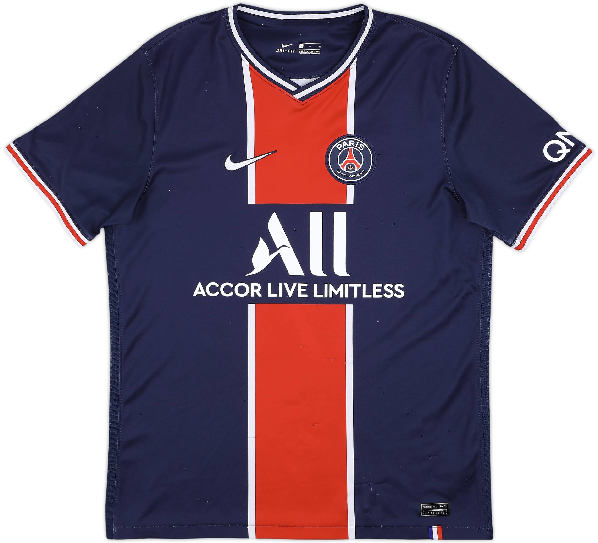 2020-21 Paris Saint-Germain Home Shirt - 7/10 - (L)