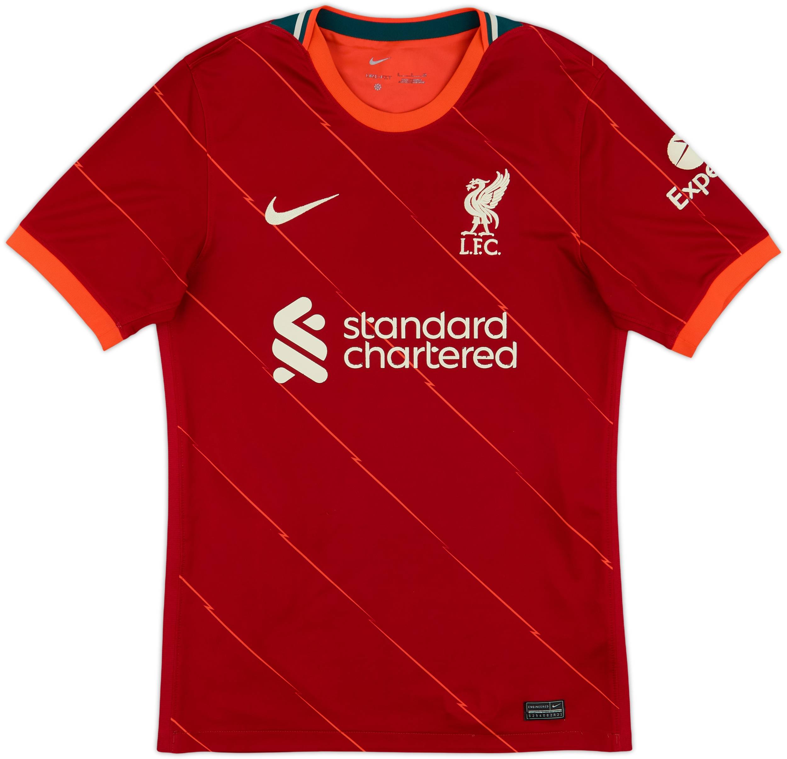 2021-22 Liverpool Home Shirt Virgil #4 - 5/10 - (S)