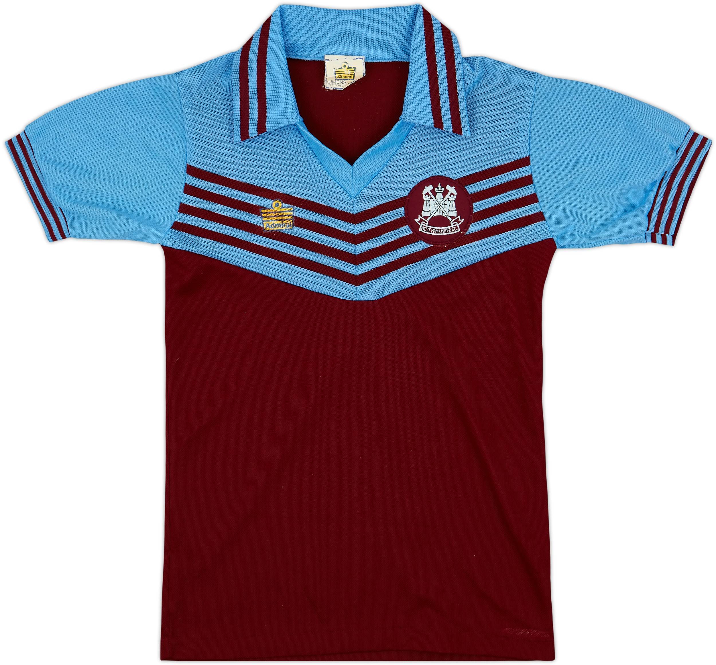 1976-80 West Ham Home Shirt - 7/10 - (S)