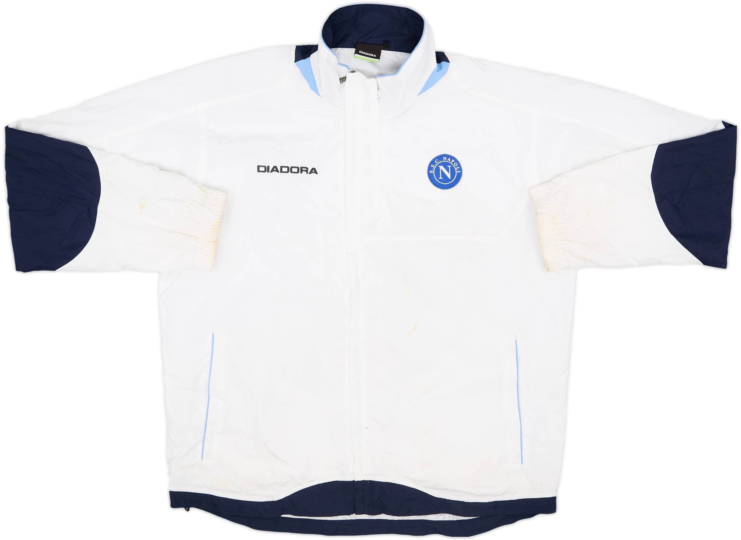 2002-03 Napoli Diadora Track Jacket - 5/10 - (XXL)