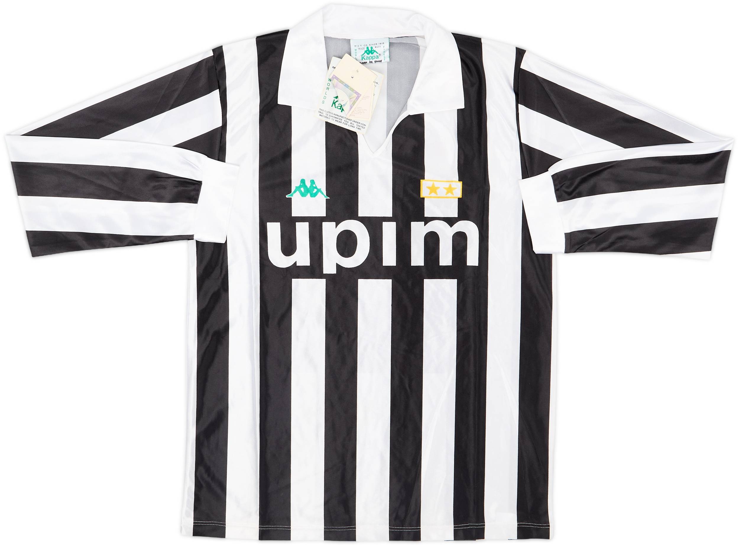 1991-92 Juventus Basic Home L/S Shirt (M)