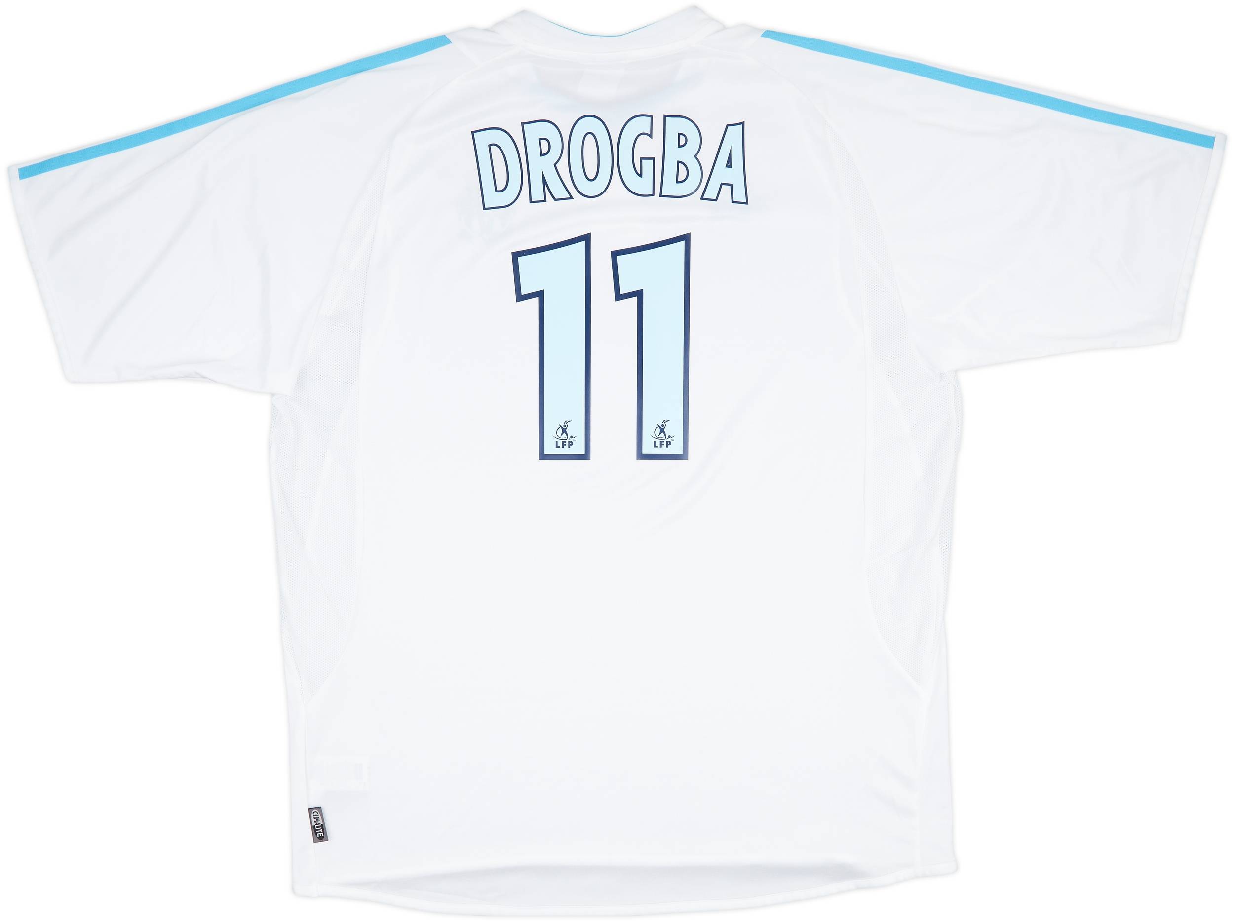 2003-04 Olympique Marseille Home Shirt Drogba #11 (XL)