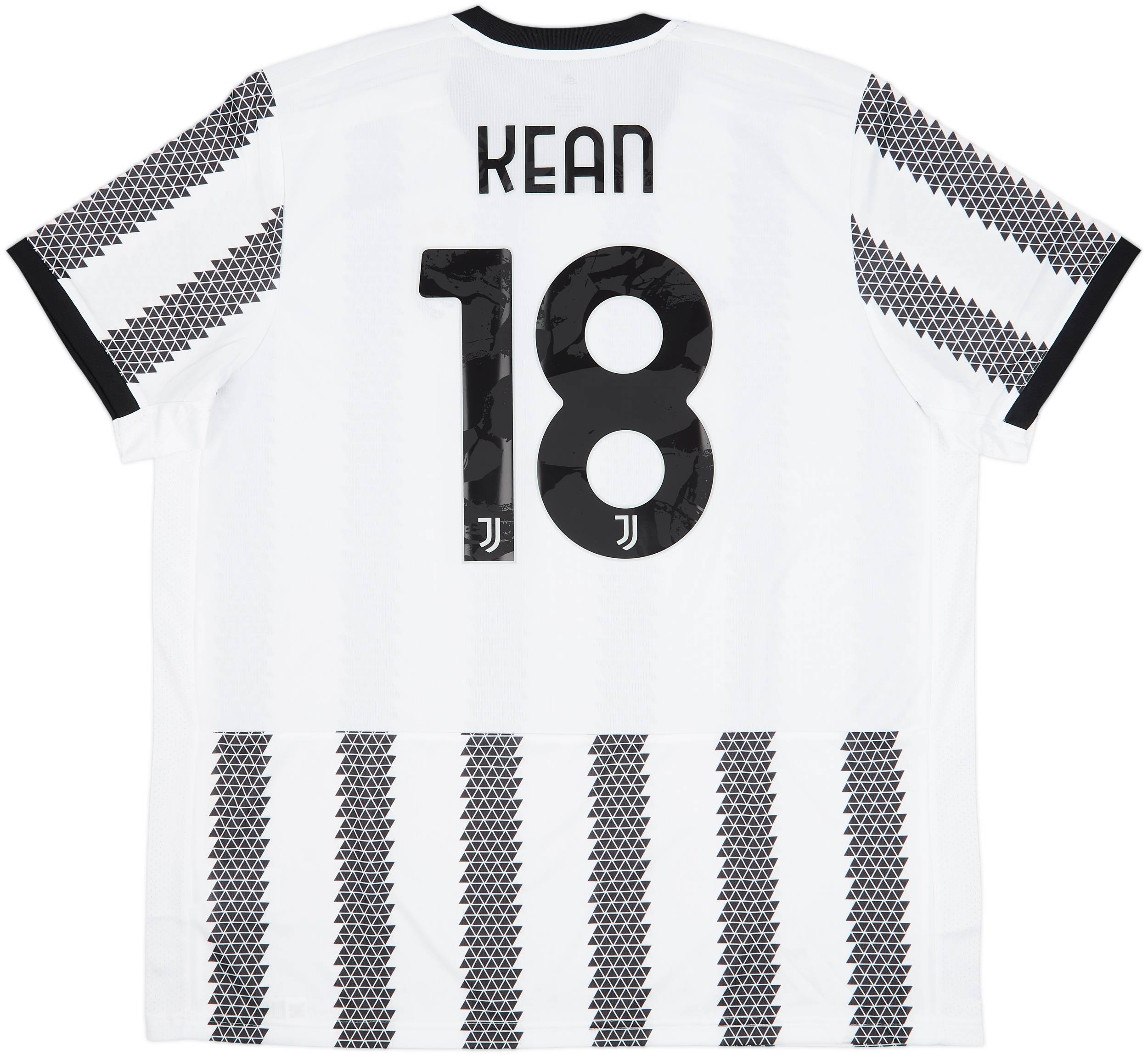 2022-23 Juventus Home Shirt Kean #18 (XXL)