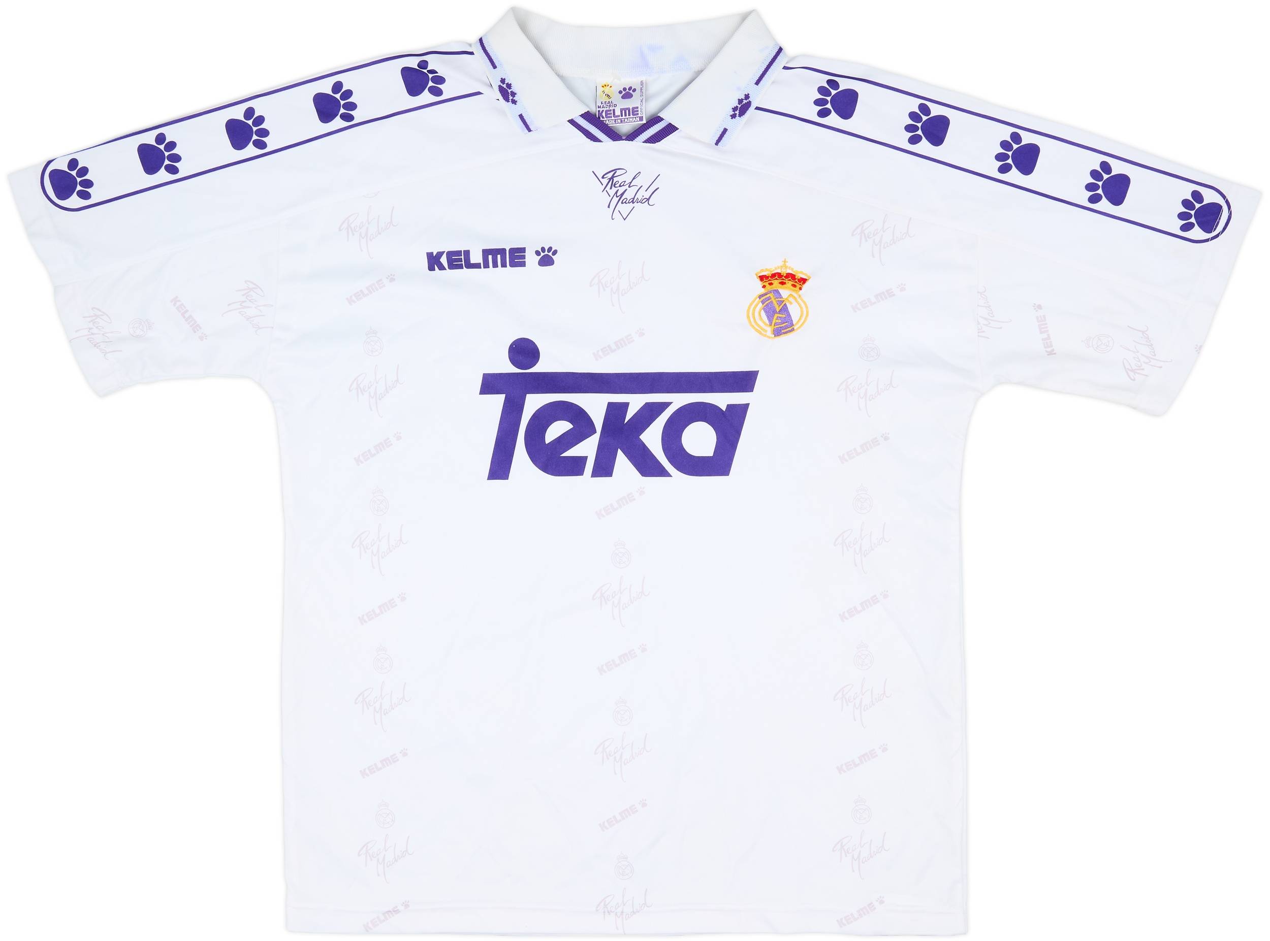 1994-96 Real Madrid Home Shirt - 7/10 - (S)