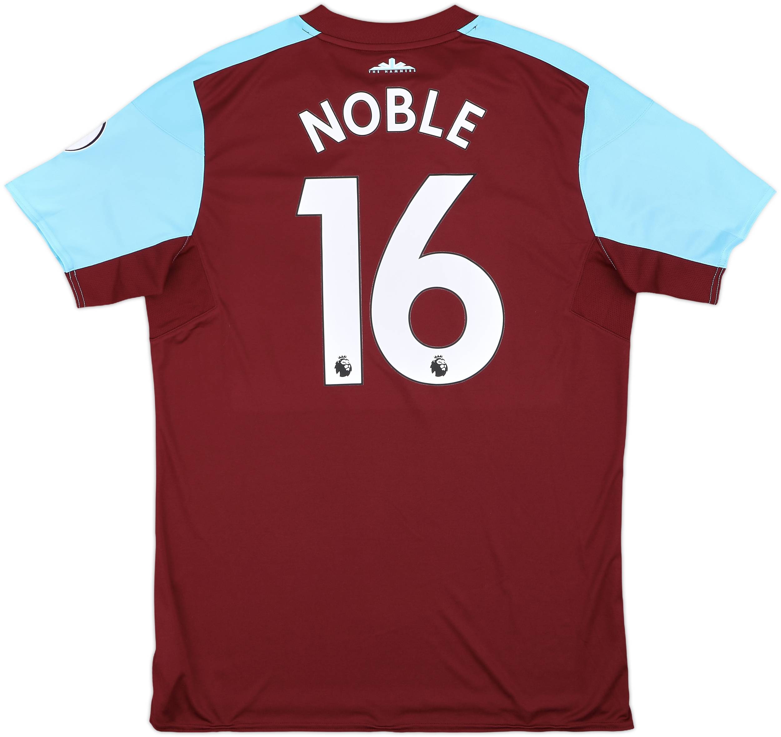 2017-18 West Ham Home Shirt Noble #16 - 5/10 - (L)