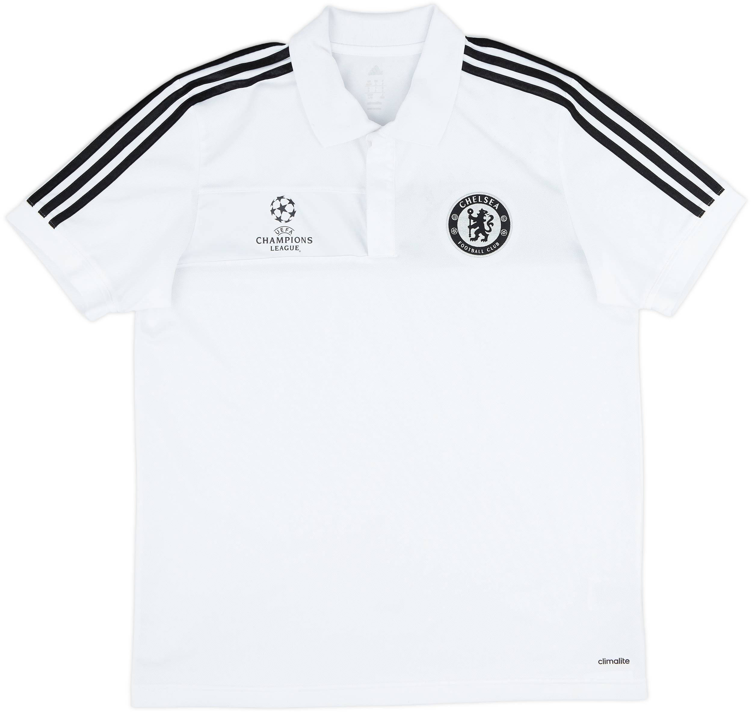 2013-14 Chelsea Champions League adidas Polo Shirt - 6/10 - (L/XL)