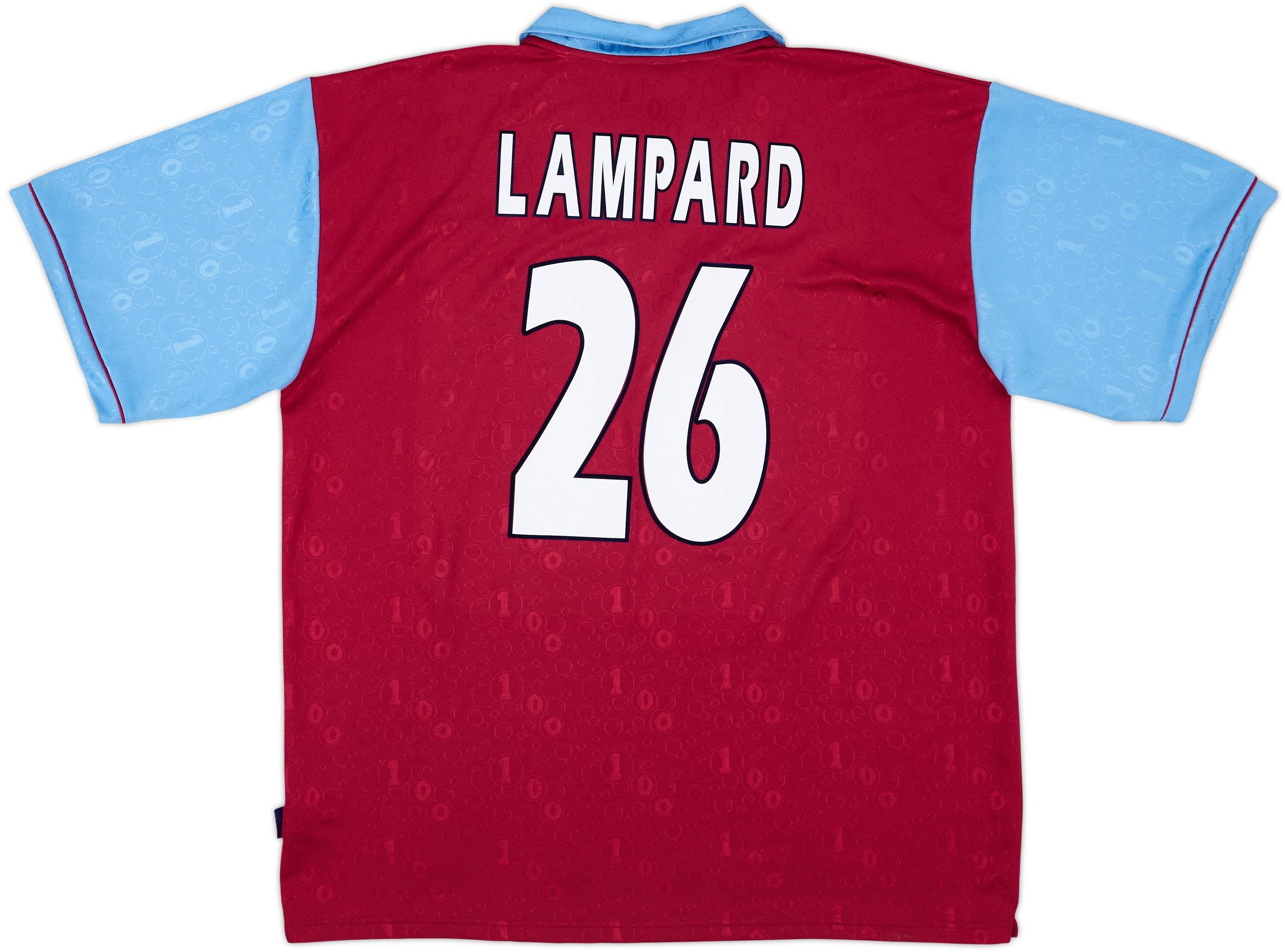 1995-97 West Ham Pony Reissue Centenary Home Shirt Lampard #26 - 9/10 - (XXL)
