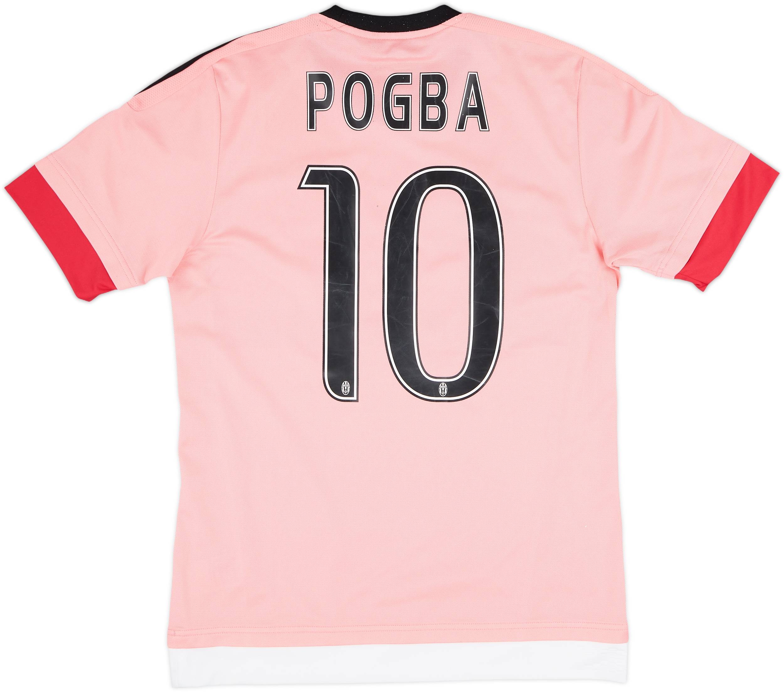 ユベントス Pogba 10番 シャツ 2015-16 Juventus Away Shirt Pogba #10 - 6/10 - (S)