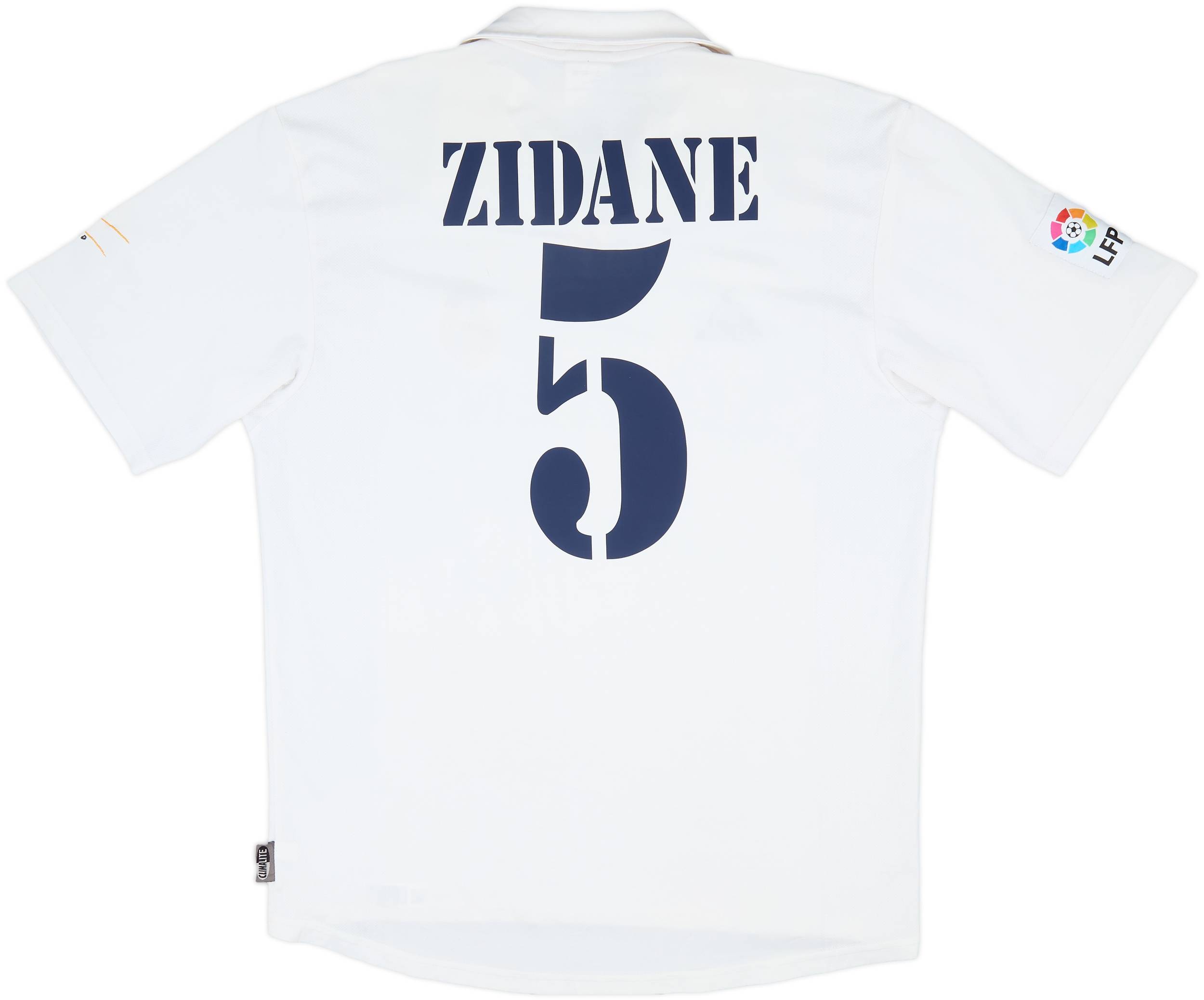2002-03 Real Madrid Centenary Home Shirt Zidane #5 - 7/10 - (M)