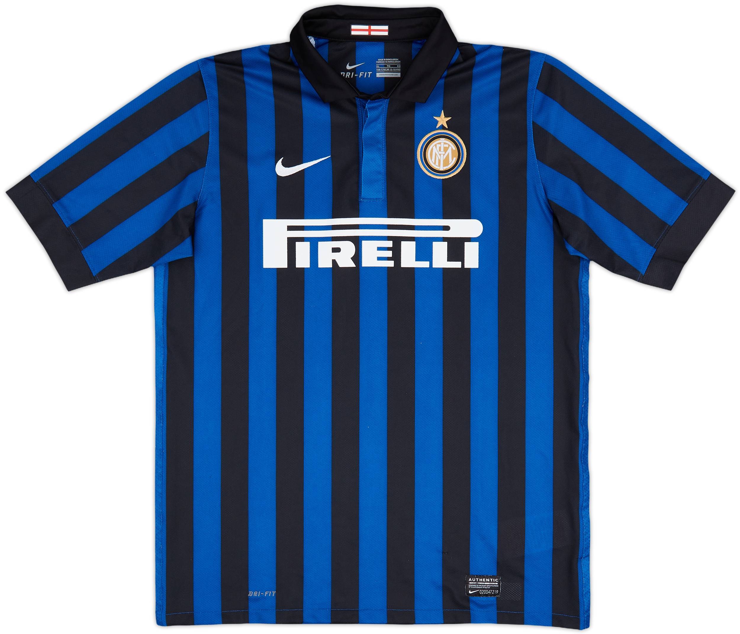 2011-12 Inter Milan Home Shirt - 8/10 - (XL.Boys)