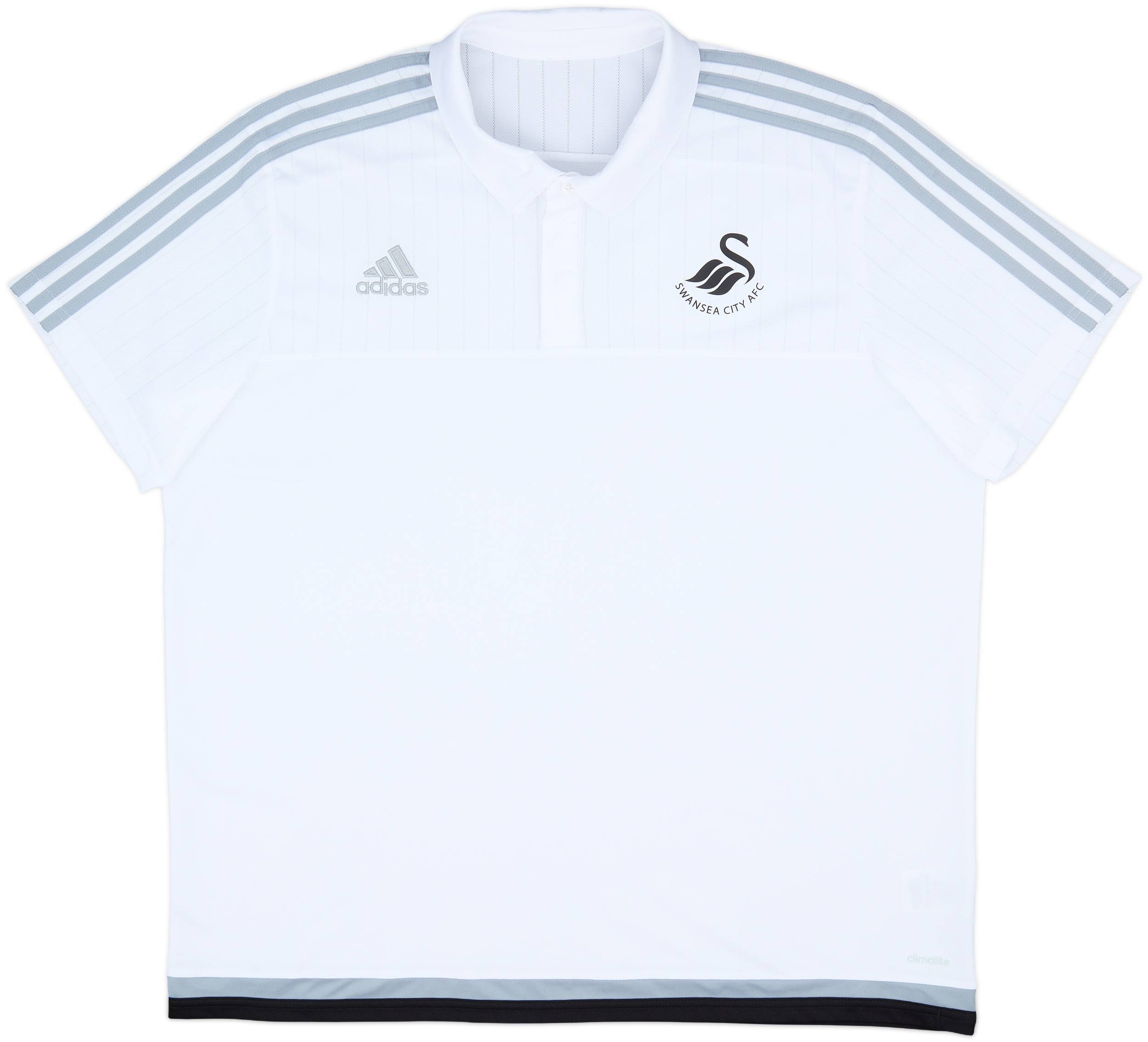 2015-16 Swansea adidas Polo Shirt - 9/10 - (XXL)