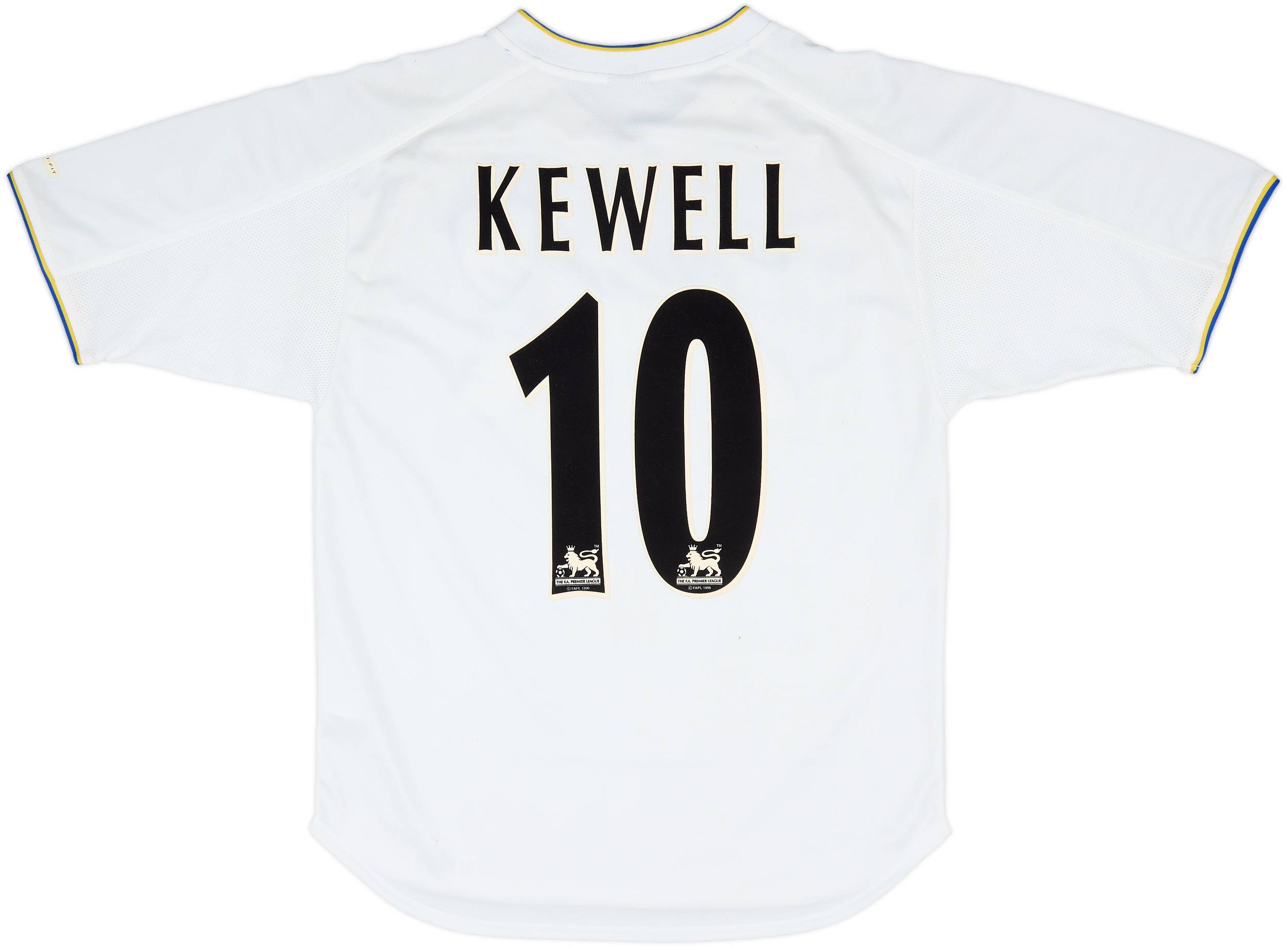 2000-02 Leeds United Home Shirt Kewell #10 - 6/10 - (S)
