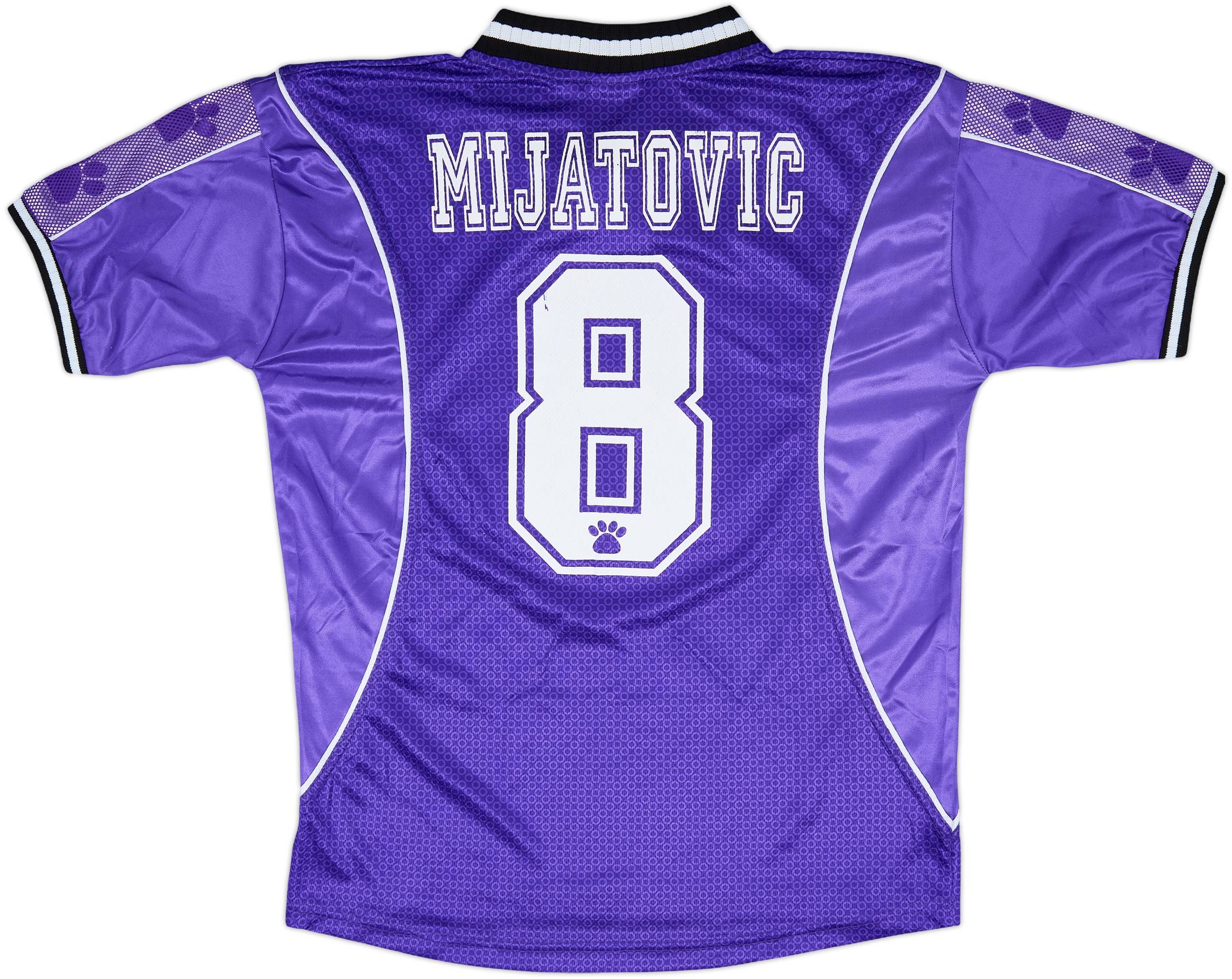 1997-98 Real Madrid Away Shirt Mijatovic #8 - 5/10 - (S)