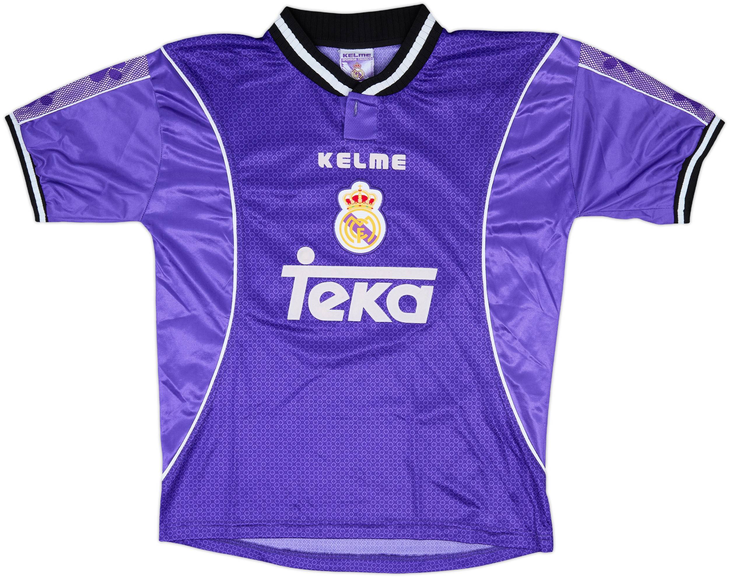1997-98 Real Madrid Away Shirt Mijatovic #8 - 5/10 - (S)