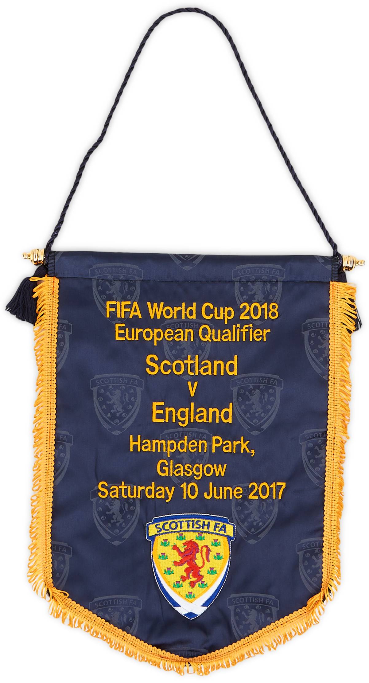 2017 Scotland Match Pennant World Cup 2018 Qualifier (v England)