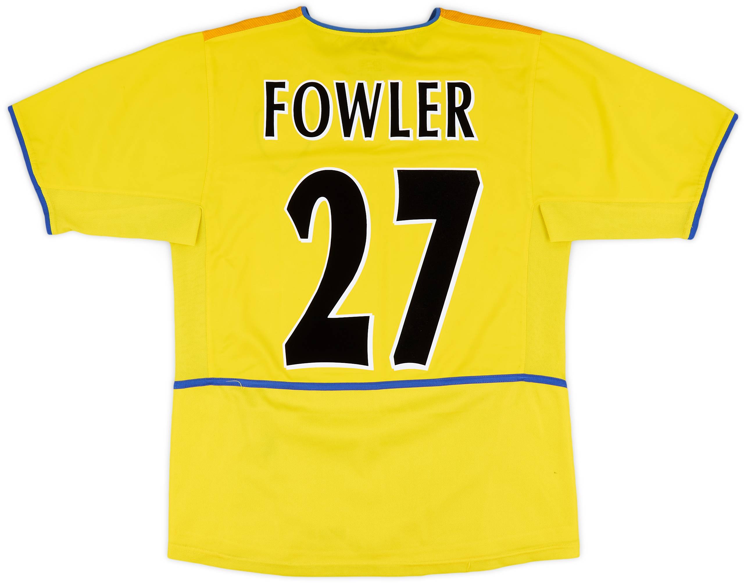 2002-03 Leeds United Away Shirt Fowler #27 - 8/10 - (S)