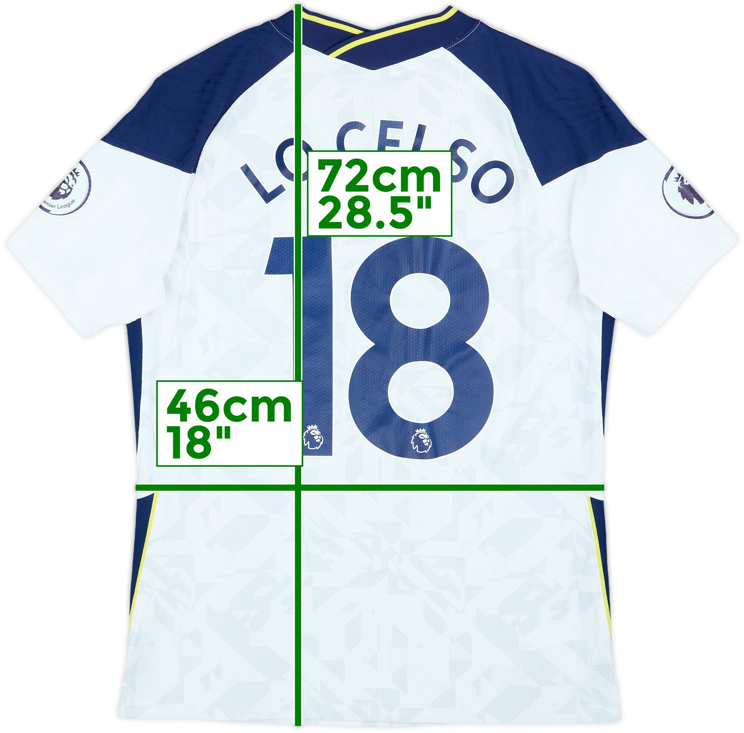 2020-21 Tottenham Authentic Home Shirt Lo Celso #18 - 7/10 - (M)