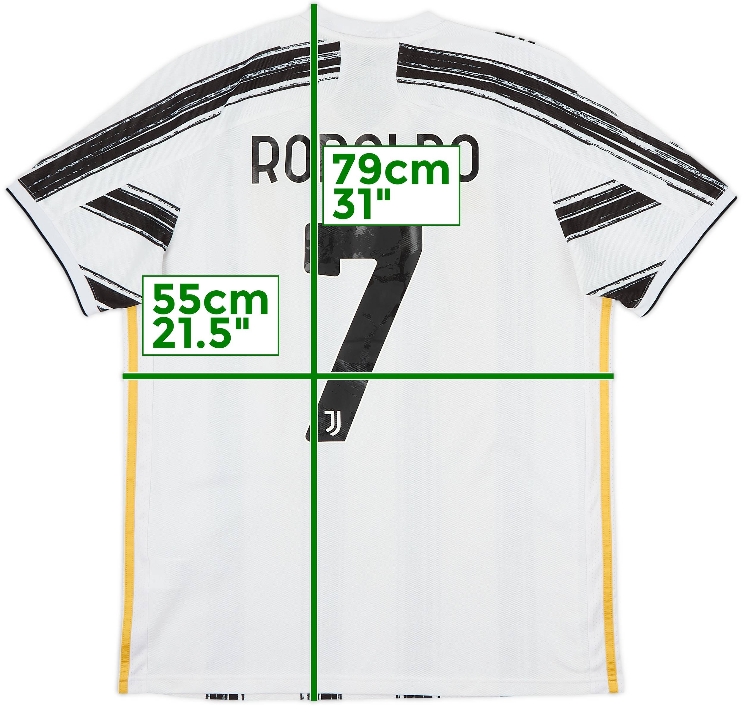 2020-21 Juventus Home Shirt Ronaldo #7 - 6/10 - (L)